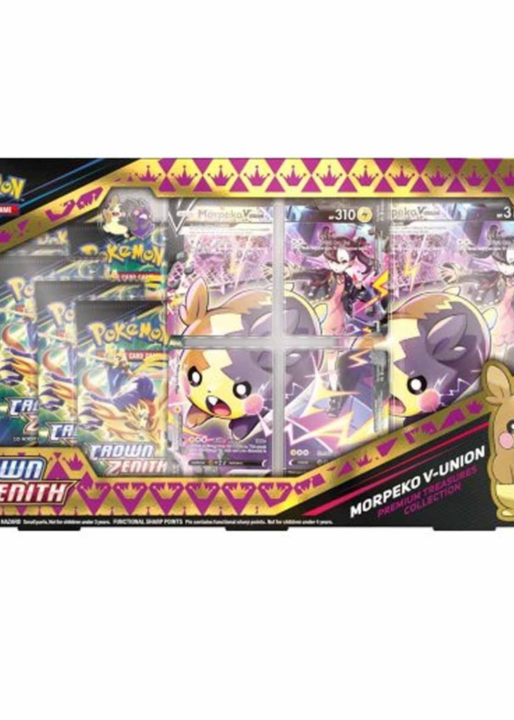 Pokémon Crown Zenith Morpeko V-Union Playmat Collection