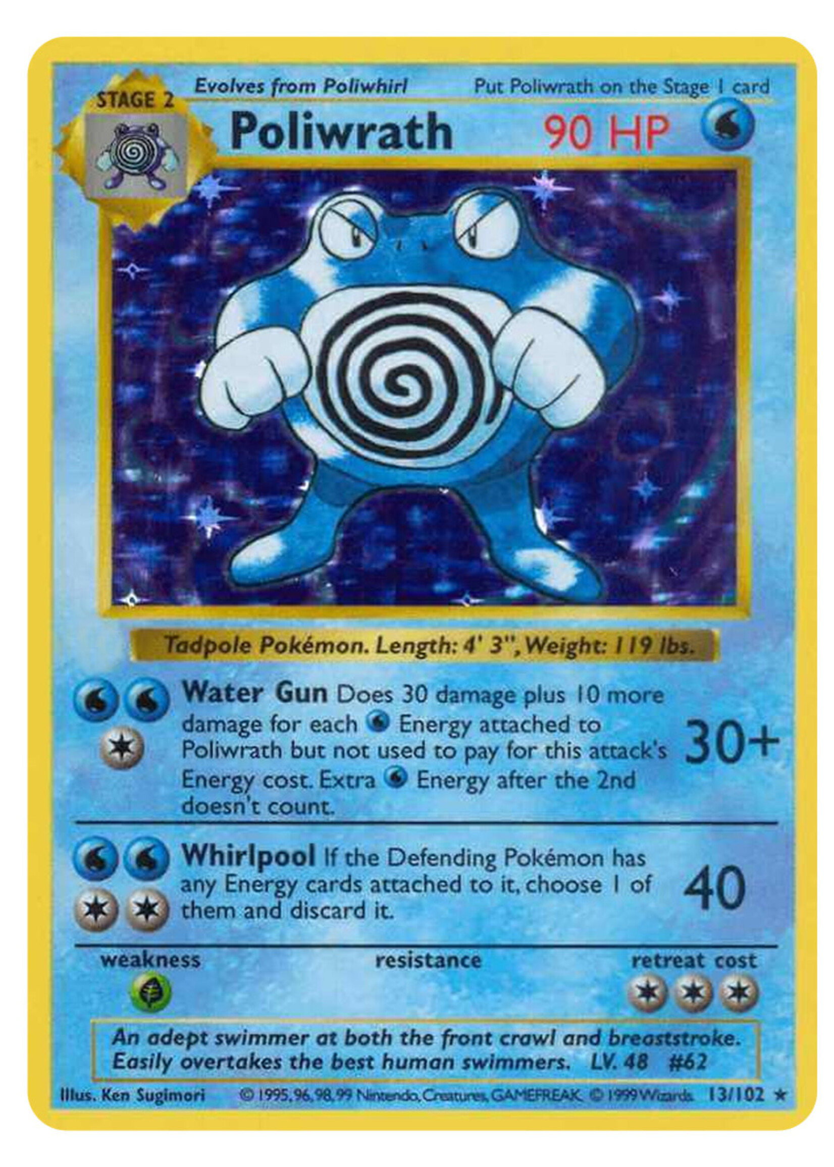 Poliwrath 13 (BS): light played
