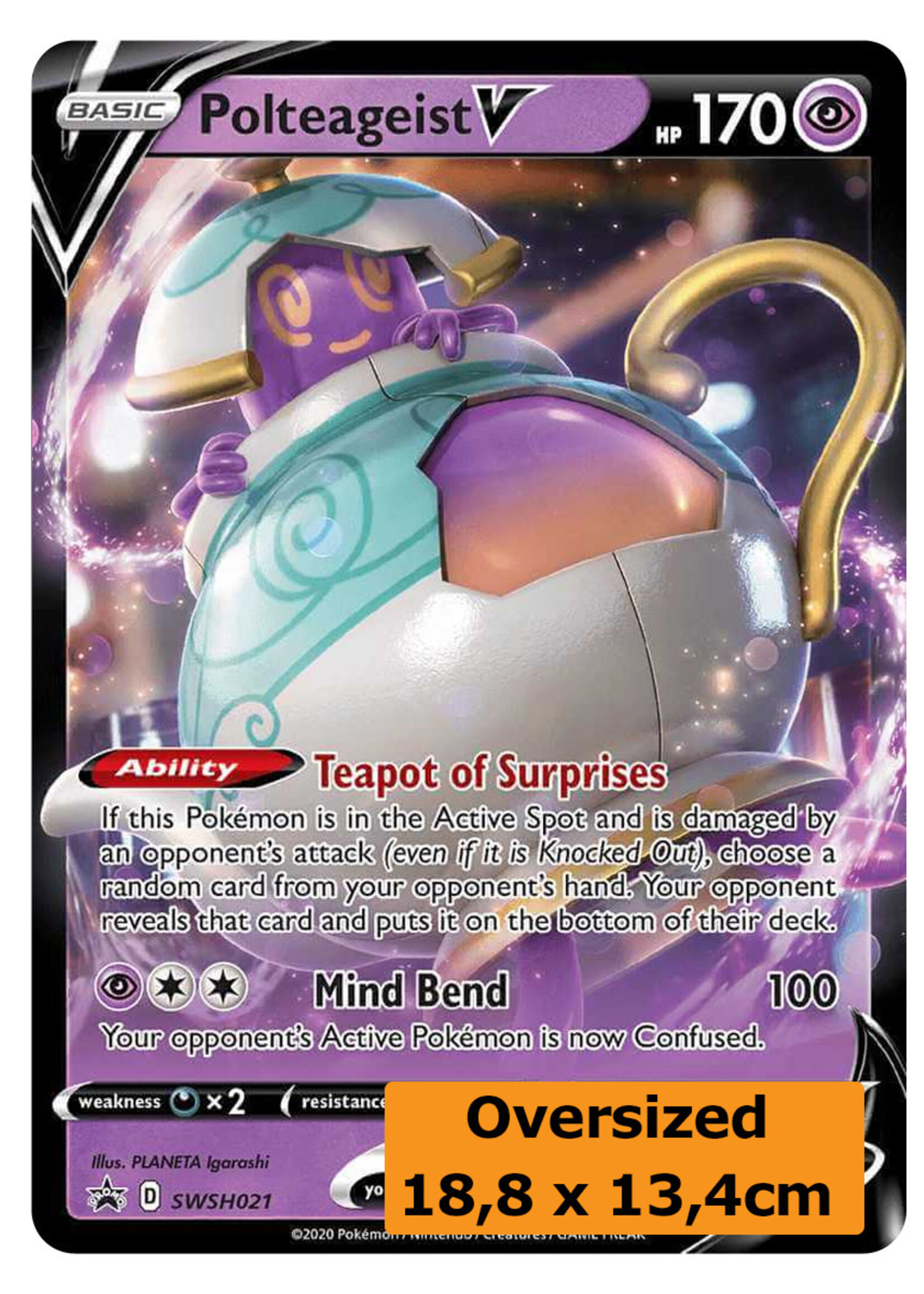 Polteageist V 21 (SWSH) Grote Kaart: near mint