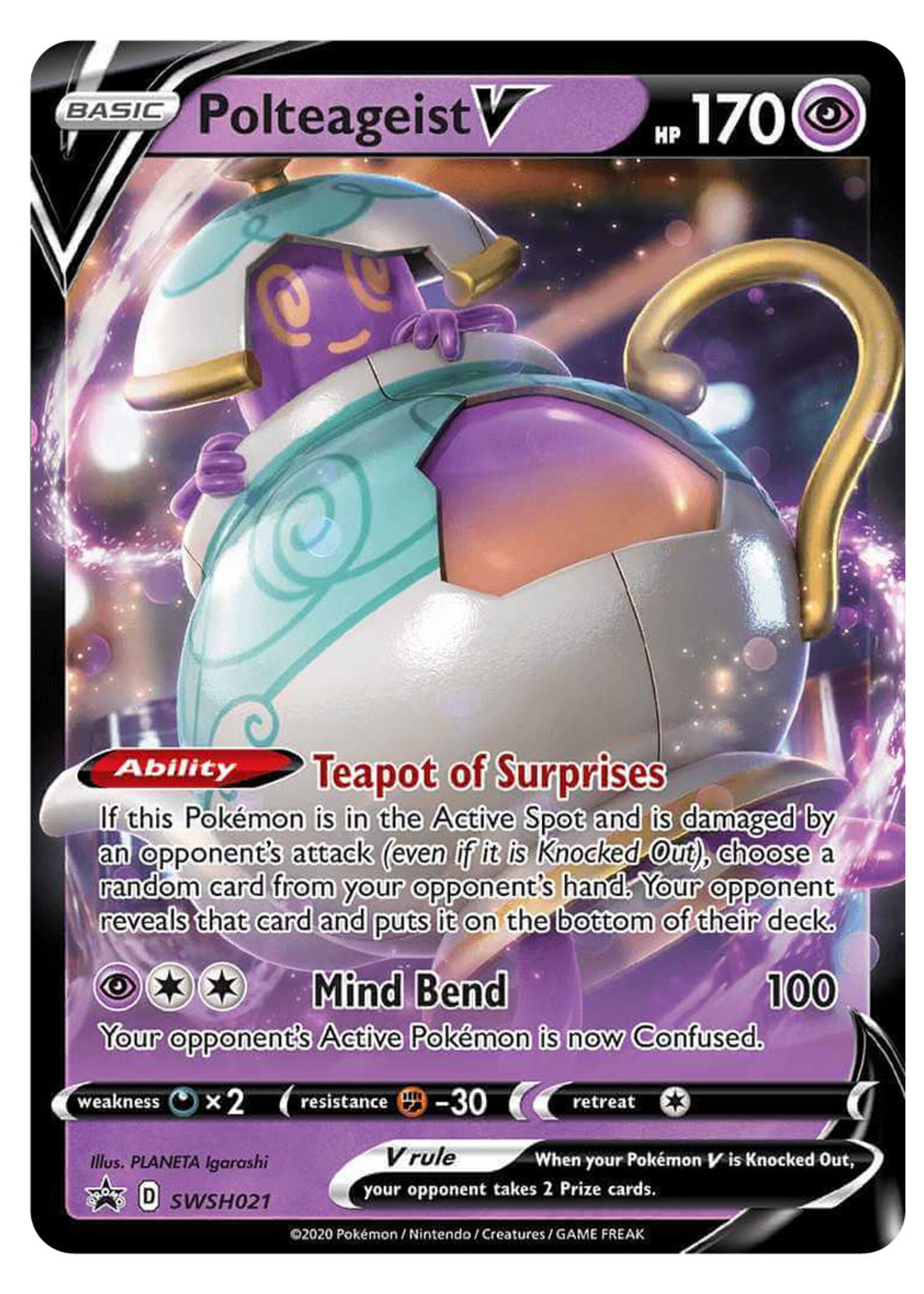 Polteageist V 21 (SWSH): near mint