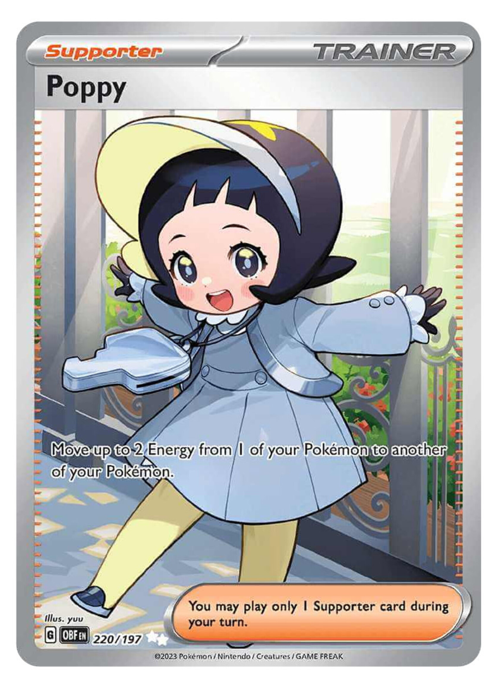 Poppy 220 (OBF): near mint