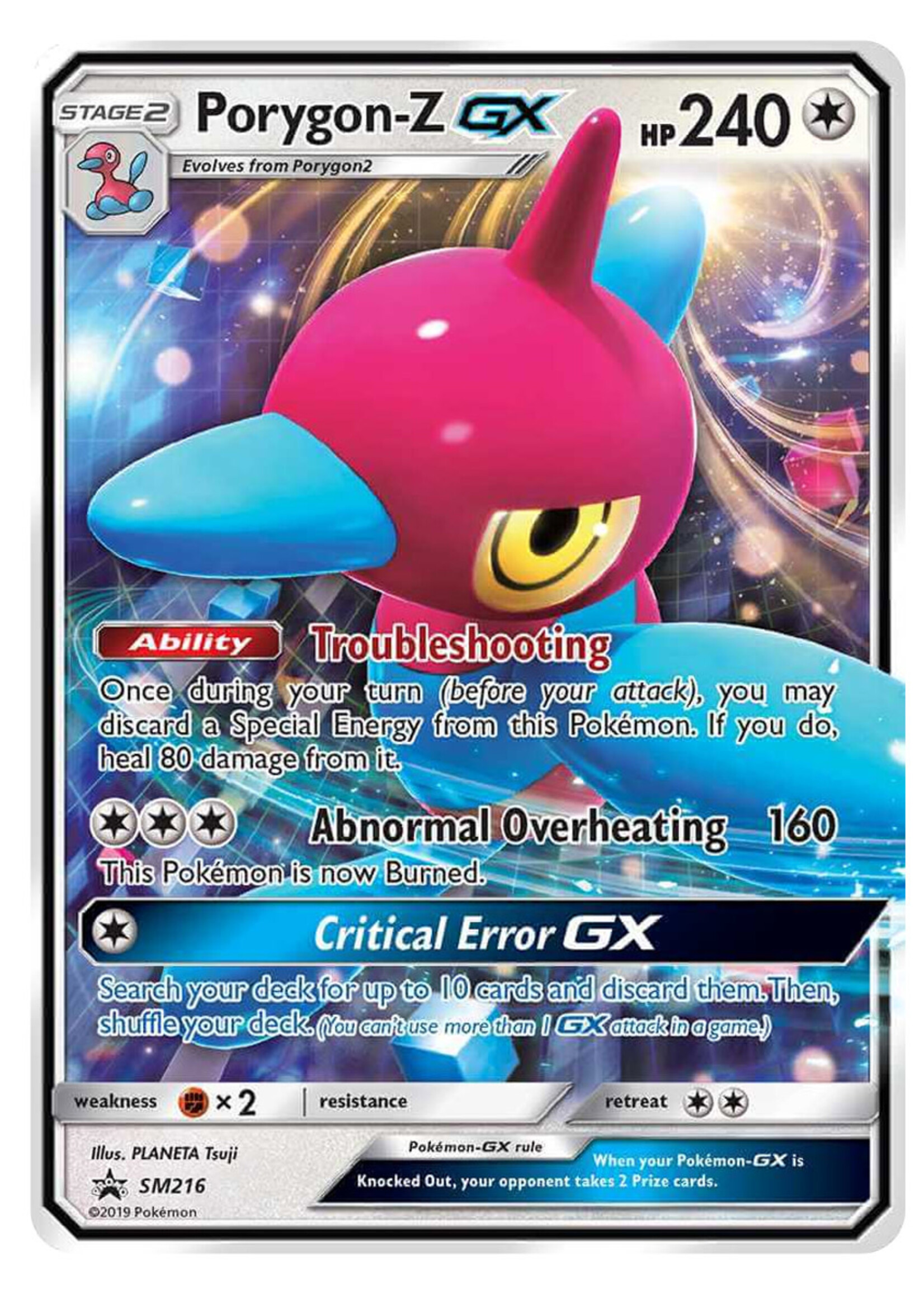 Porygon-Z GX 216 (SM): light played