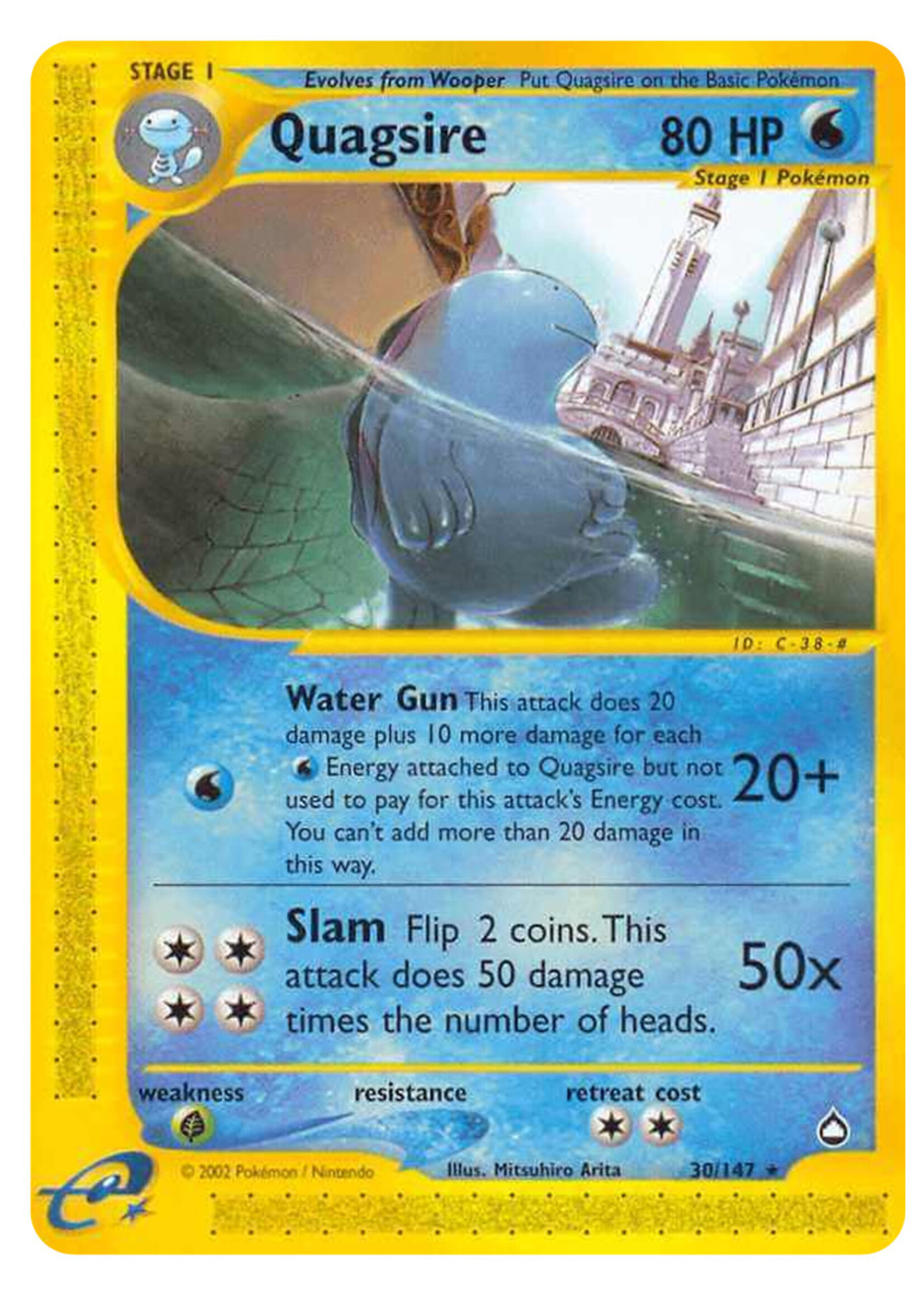 Quagsire 30 (AQ) Reverse Holo