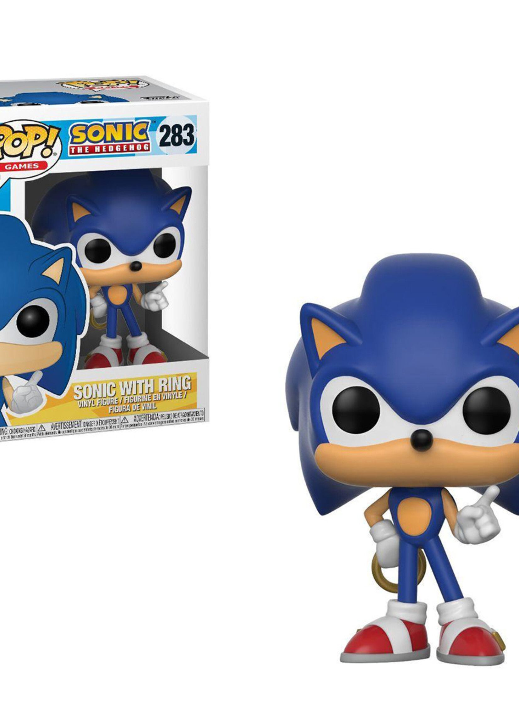 Sonic The Hedgehog Funko Pop N° 283 Sonic With Ring