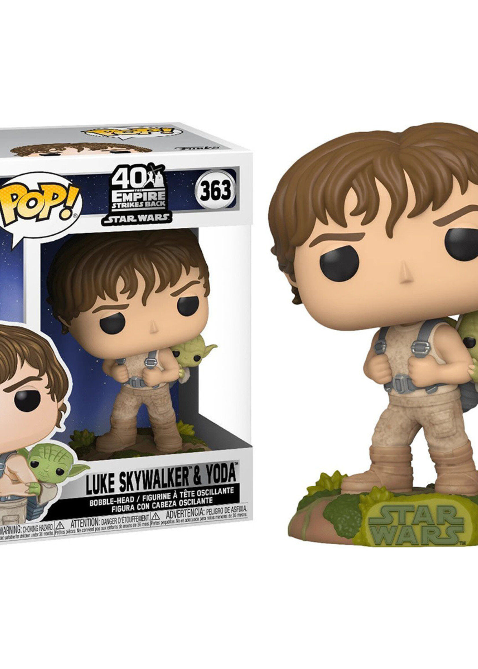 Star Wars Funko Pop N° 363 Training Luke with Yoda