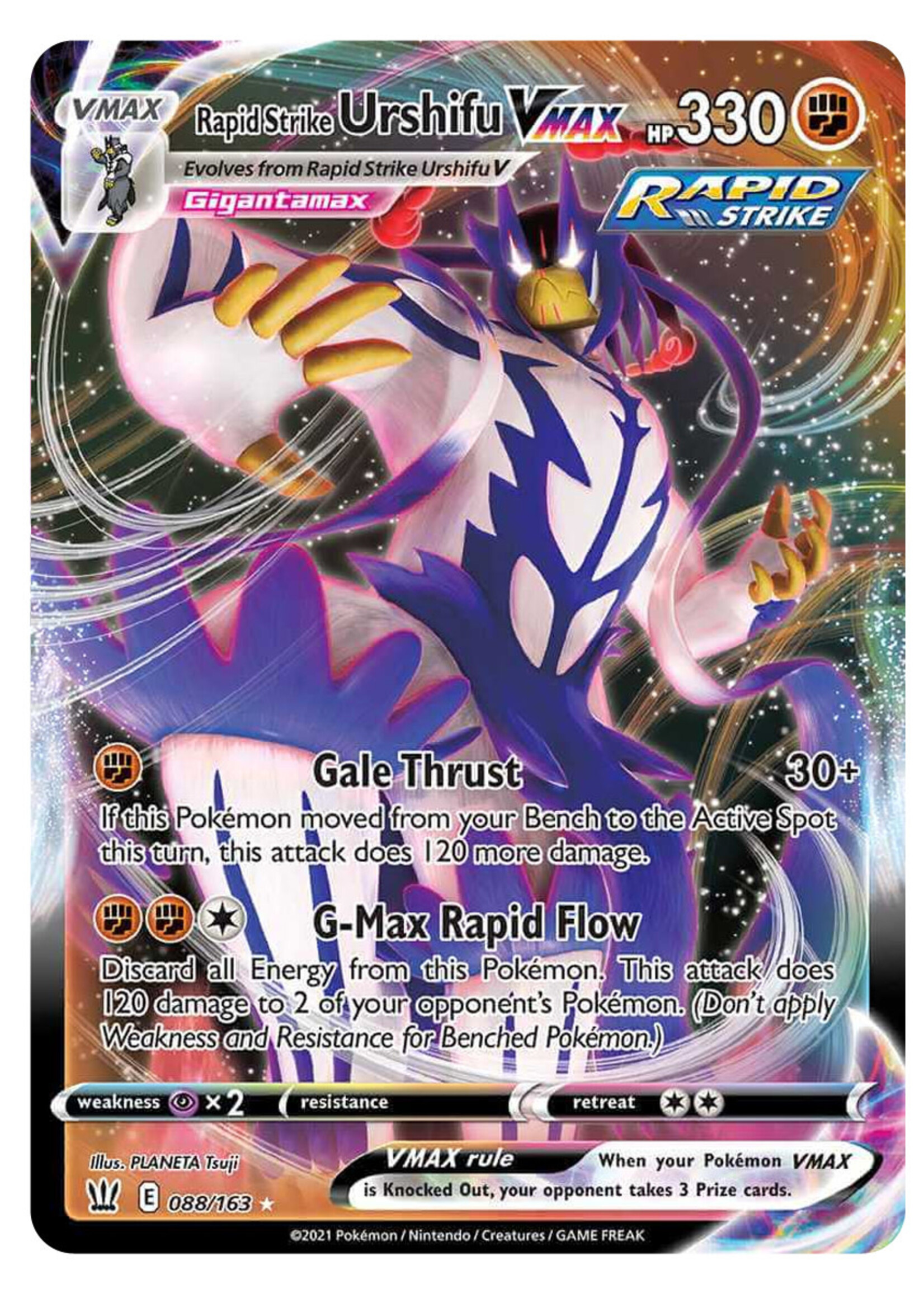 Rapid Strike Urshifu Vmax 88 (BST): near mint