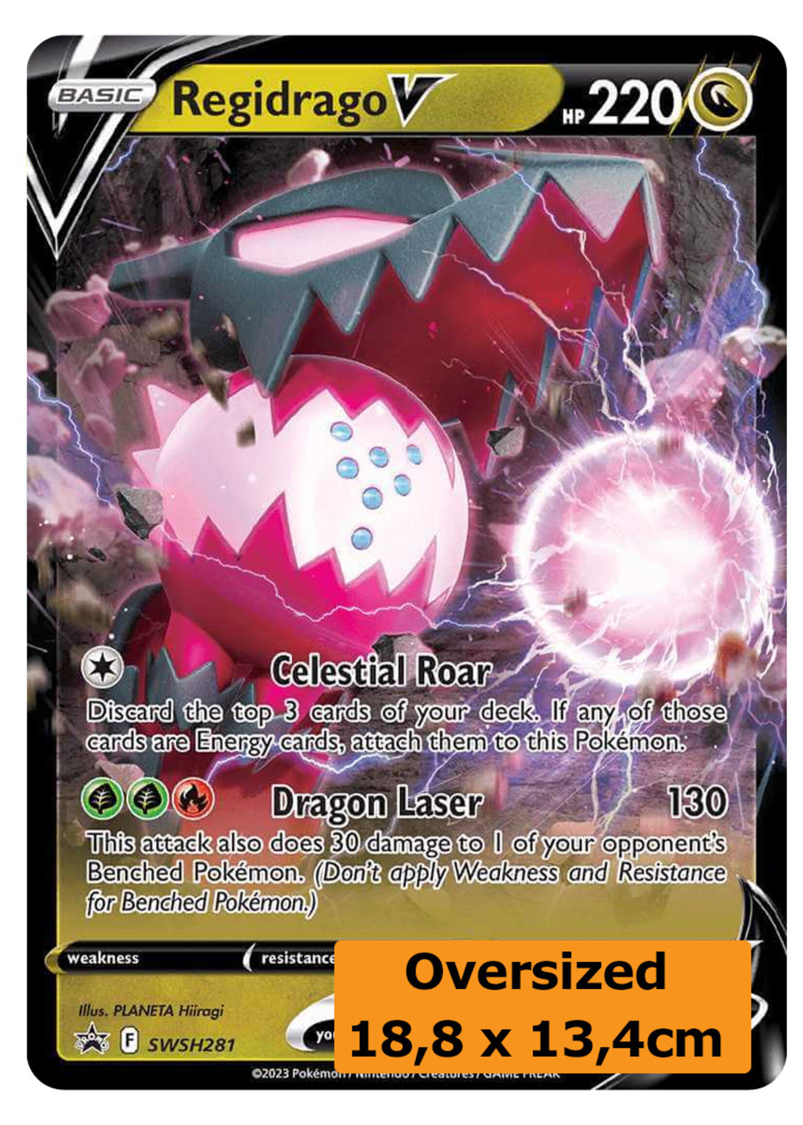Regidrago V 281 (SWSH) Grote Kaart: near mint