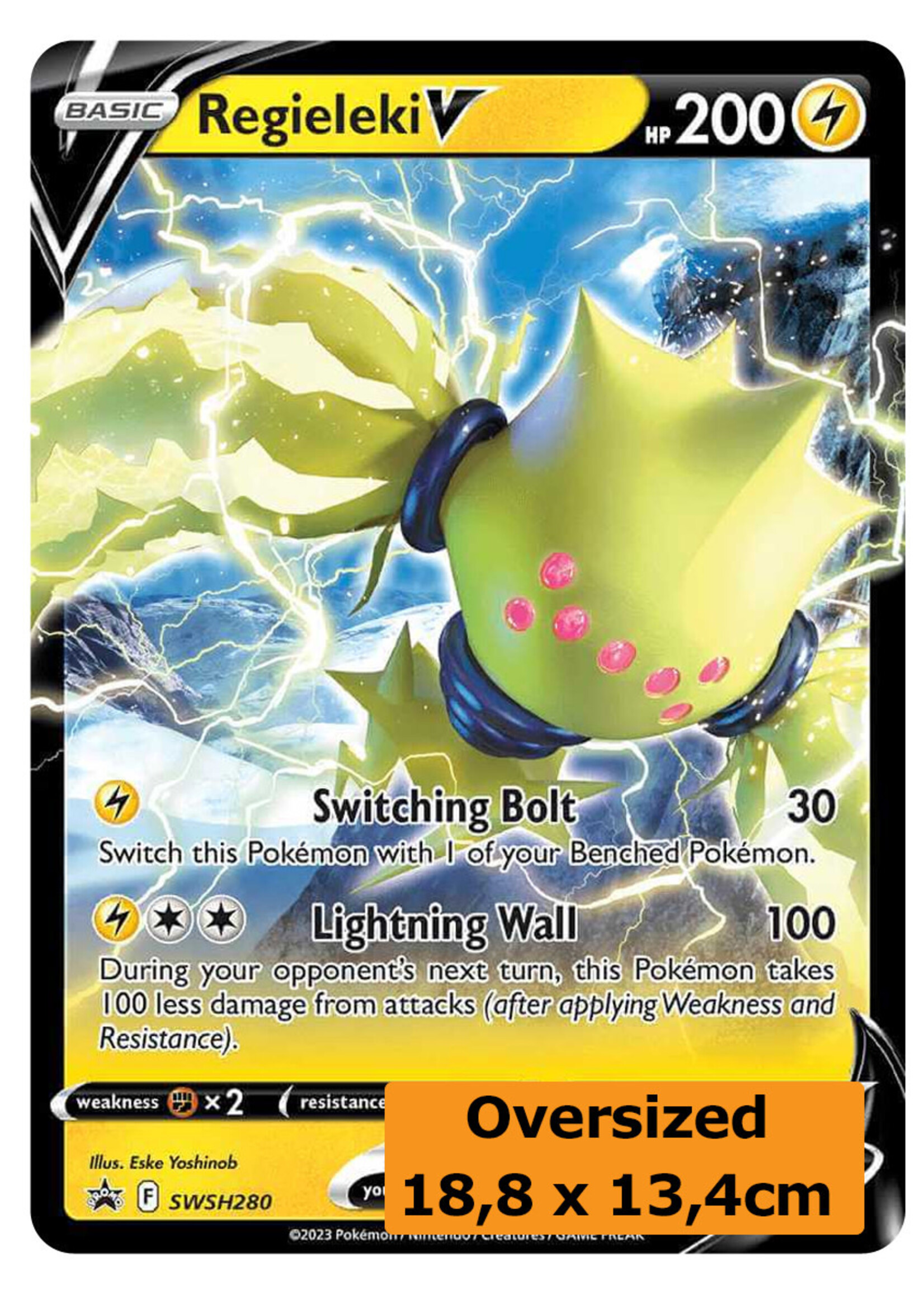 Regieleki V 280 (SWSH) Grote Kaart: near mint