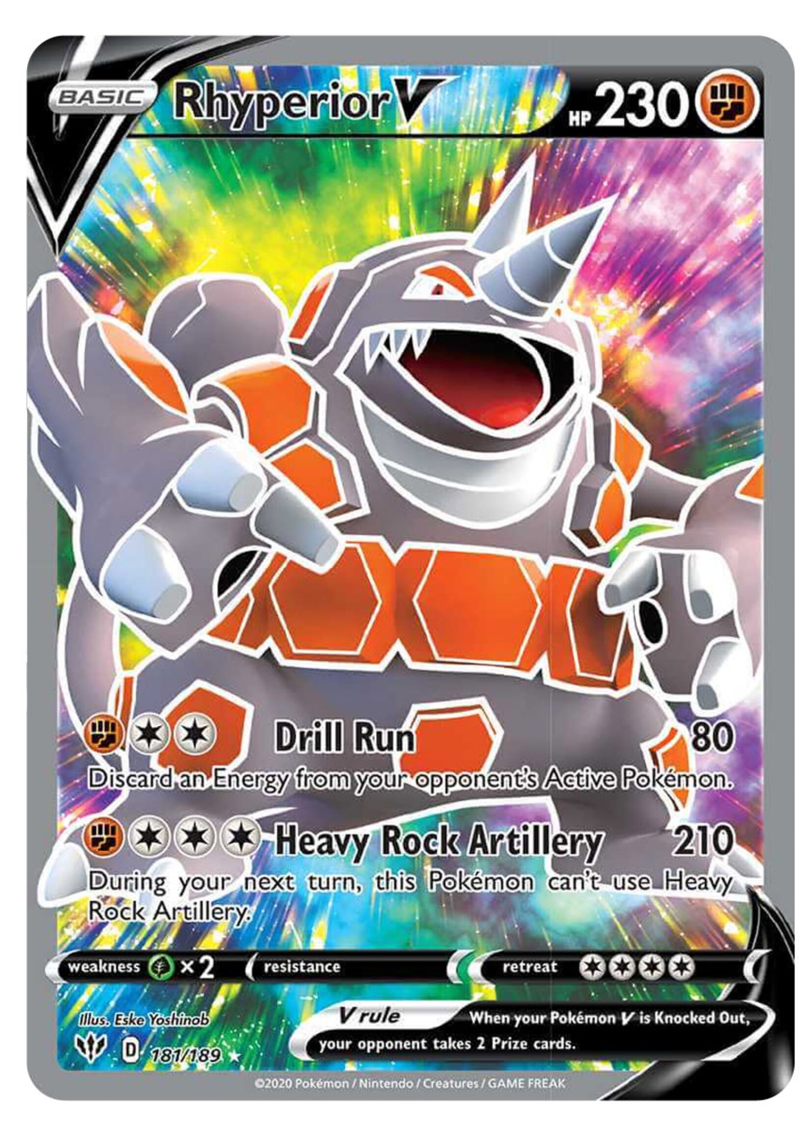 Rhyperior V 181 (DAA): excellent