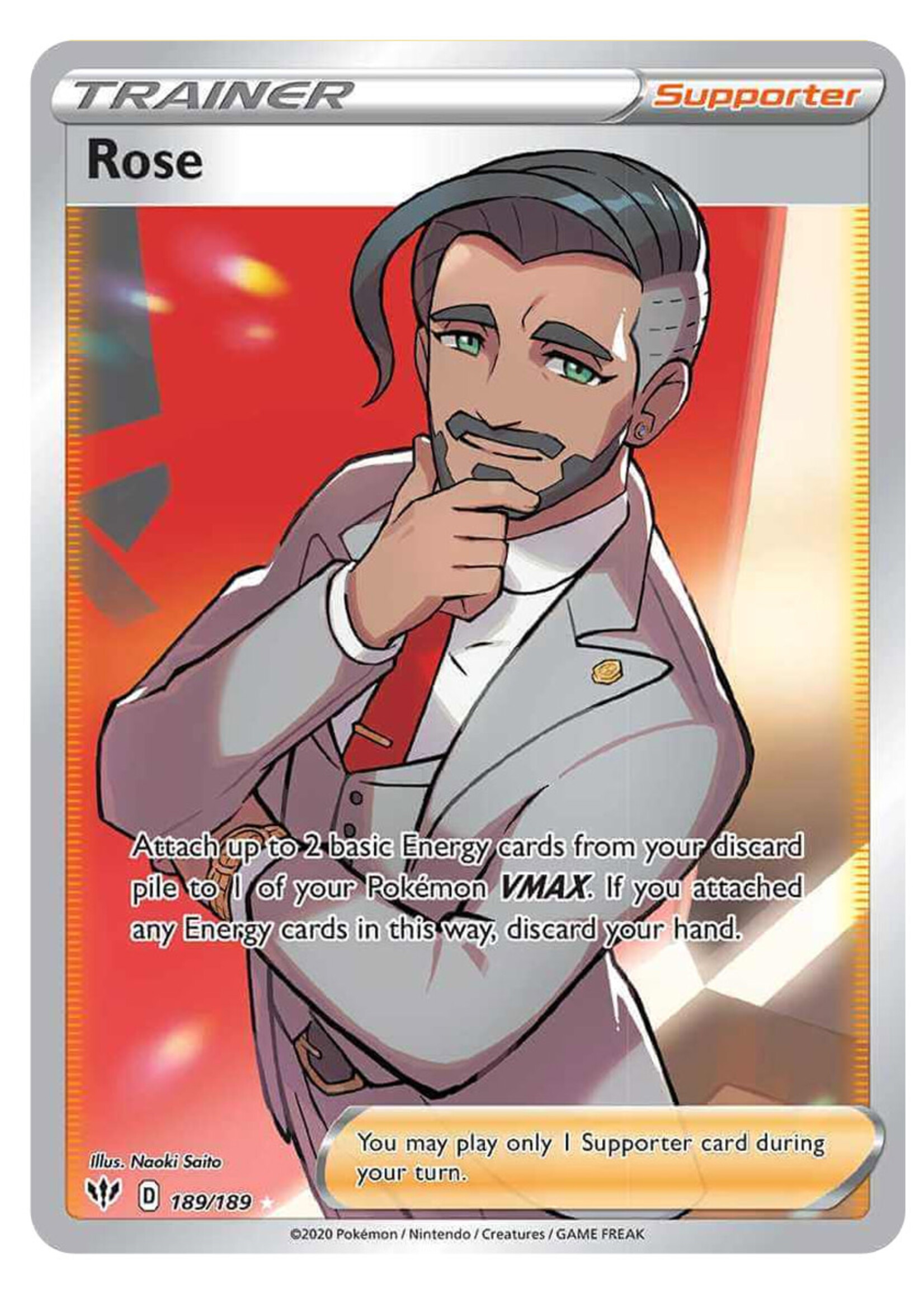 Rose 189 (DAA): excellent