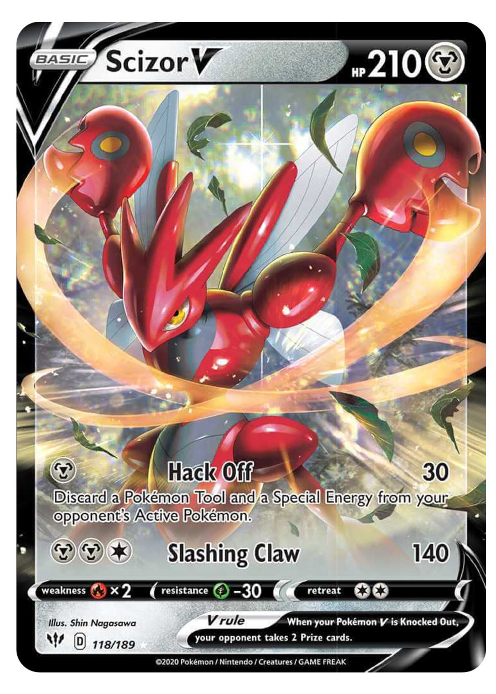 Scizor V 118 (DAA): excellent
