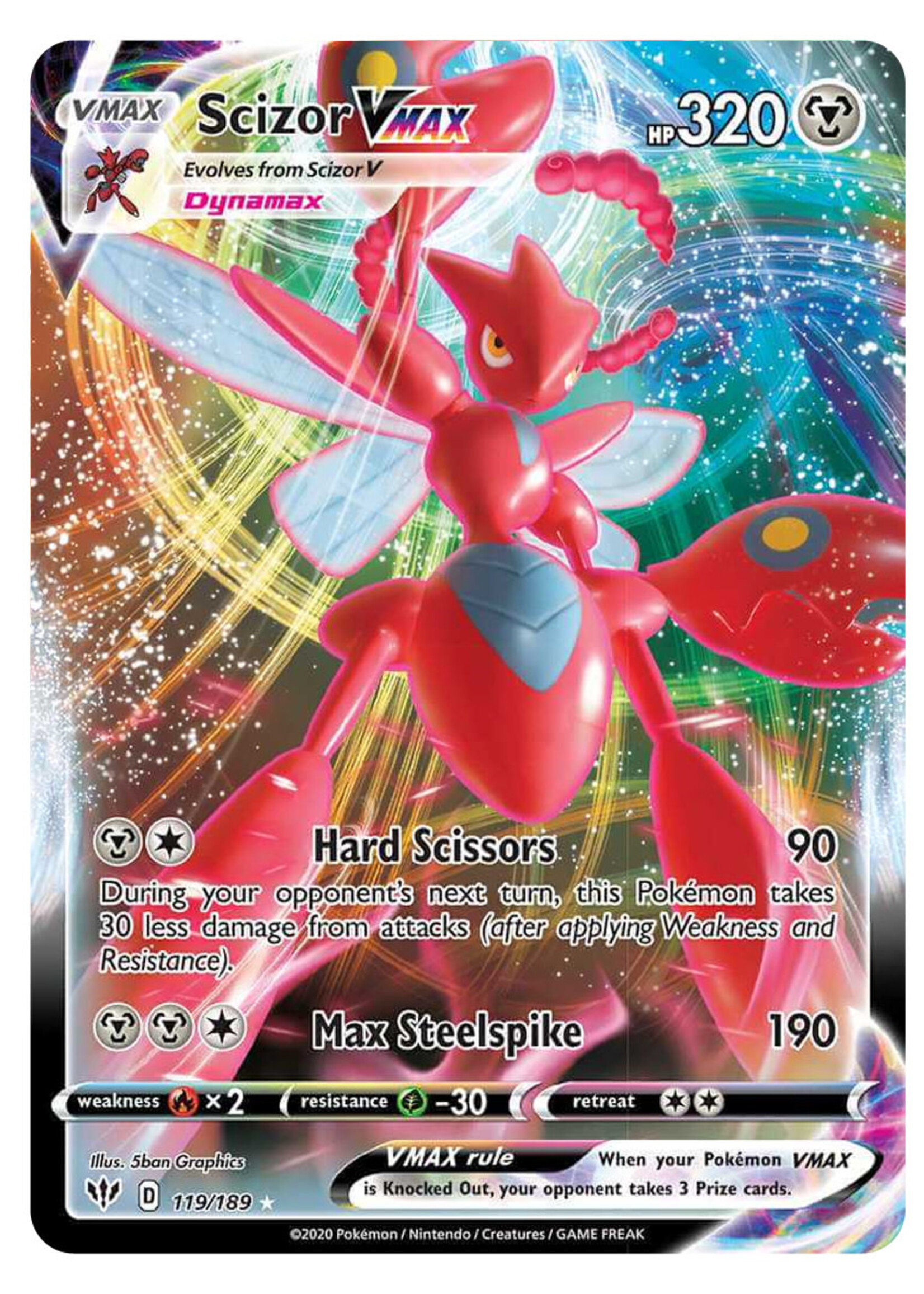Scizor Vmax 119 (DAA): played