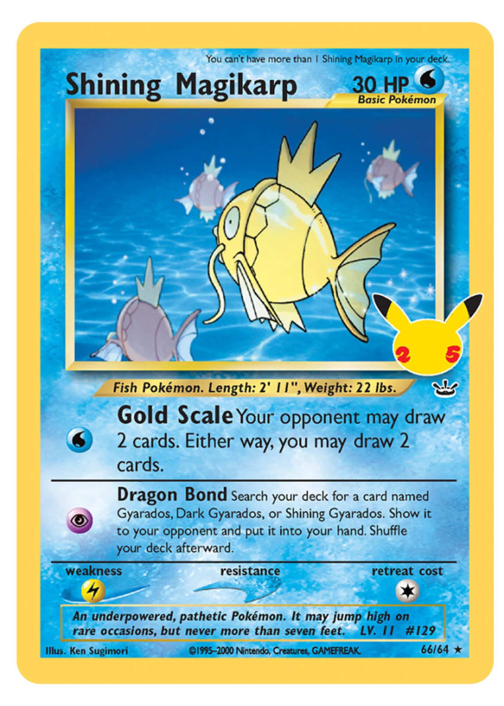 Shining Magikarp 66 (CEL): good