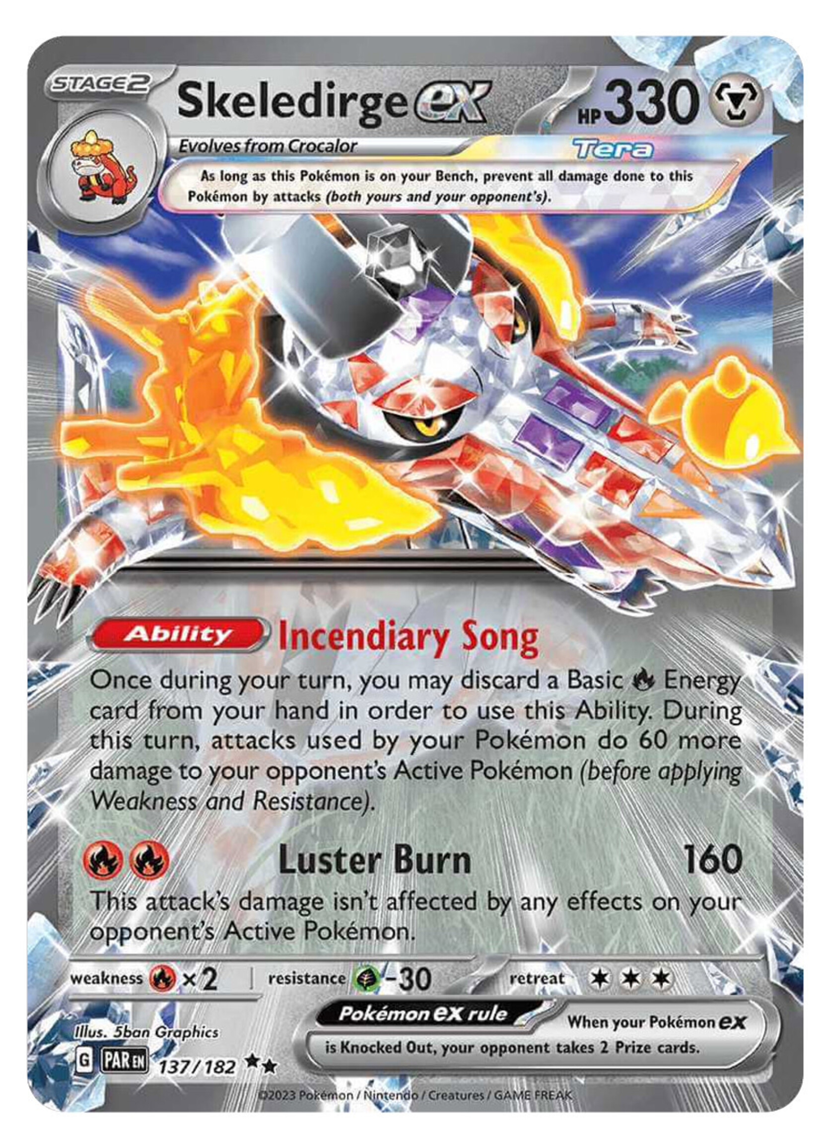 Skeledirge Ex 137 (PAR): excellent