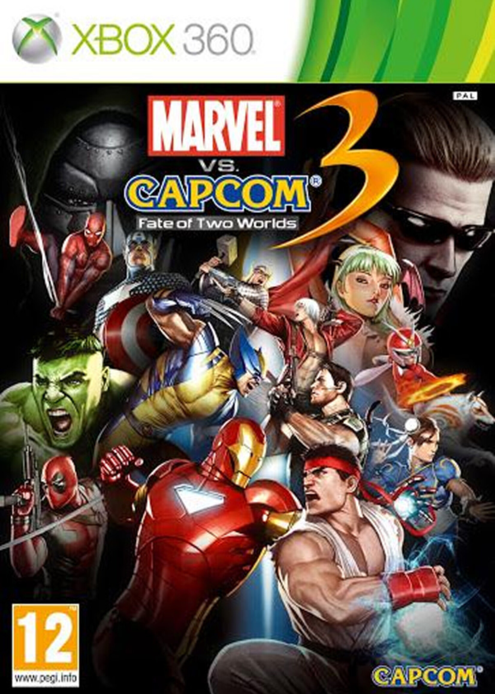 Marvel vs. Capcom 3 Fate of Two Worlds X360