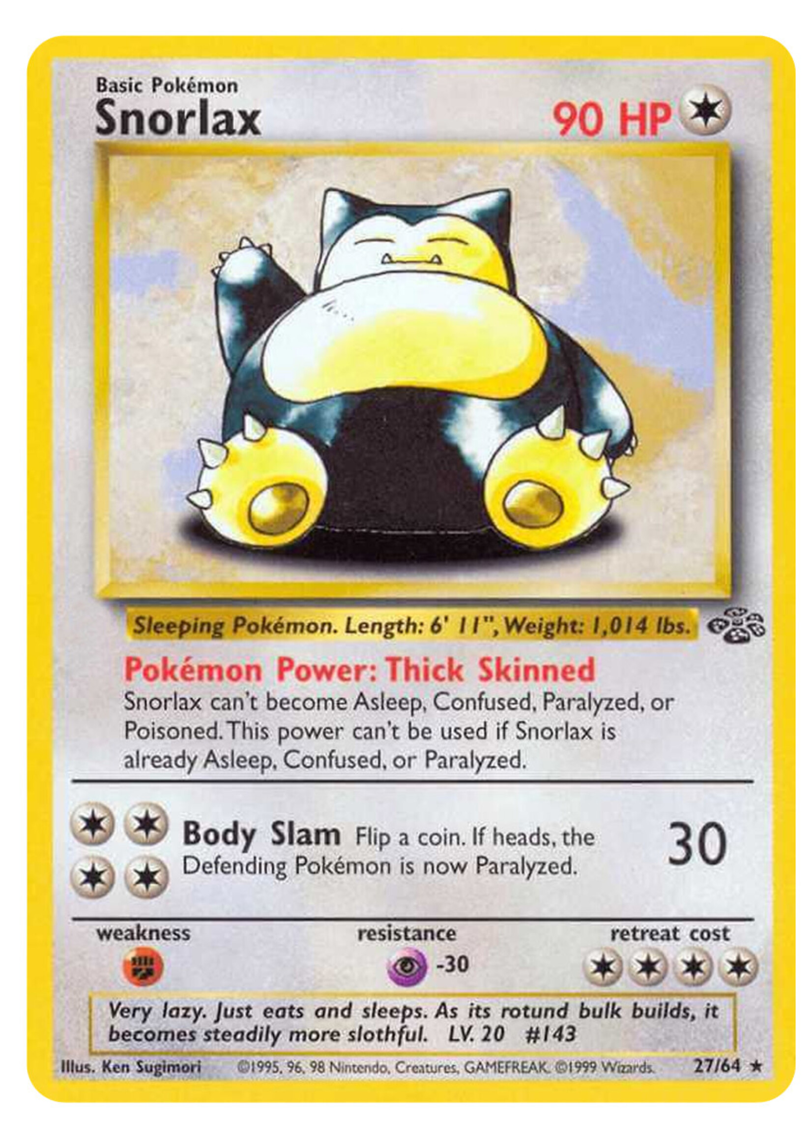 Snorlax 27 (JU): good