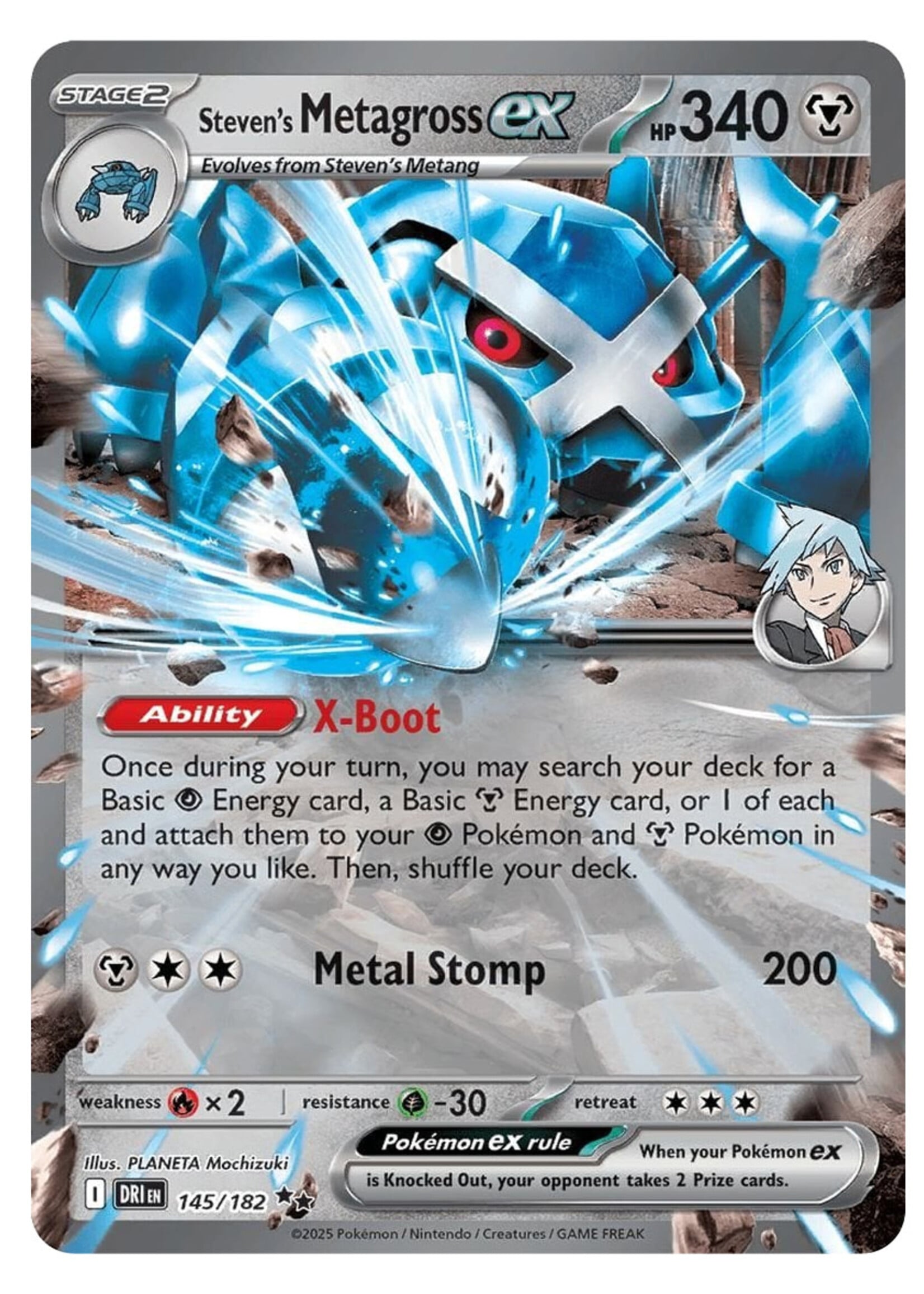 Steven's Metagross Ex 145 (DRI)