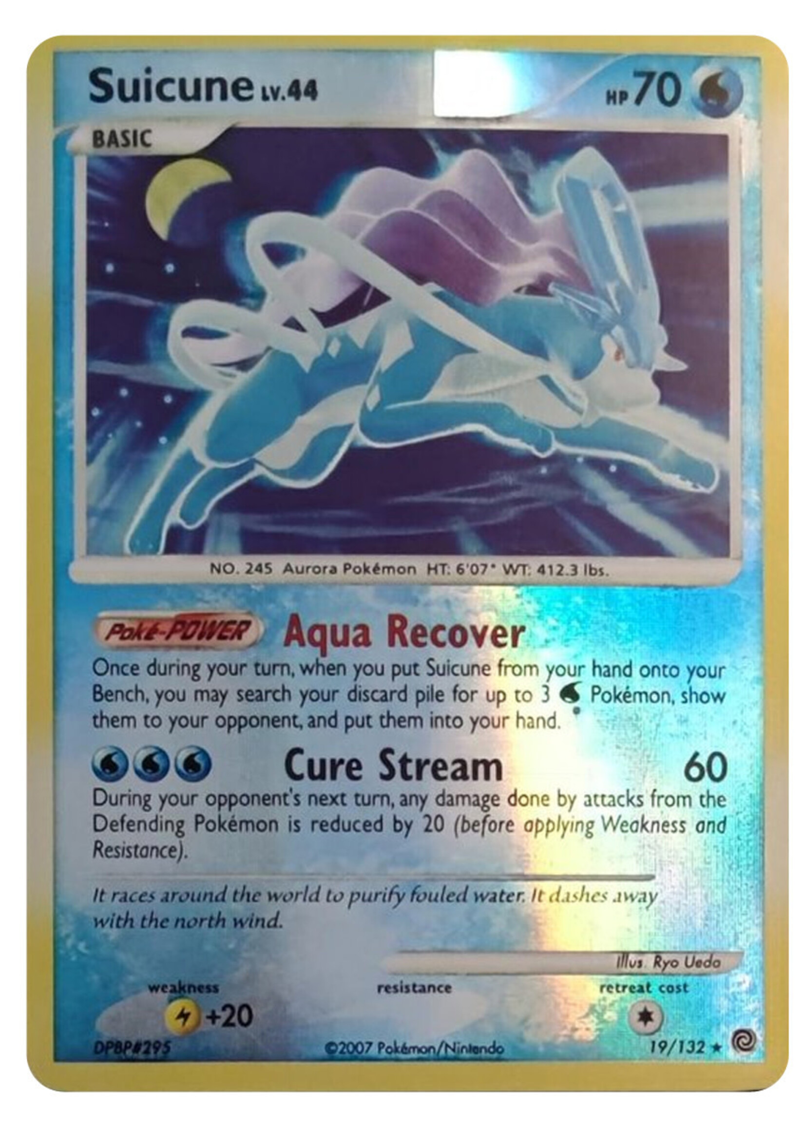 Suicune Lv.44 19 (SW) Reverse   Holo