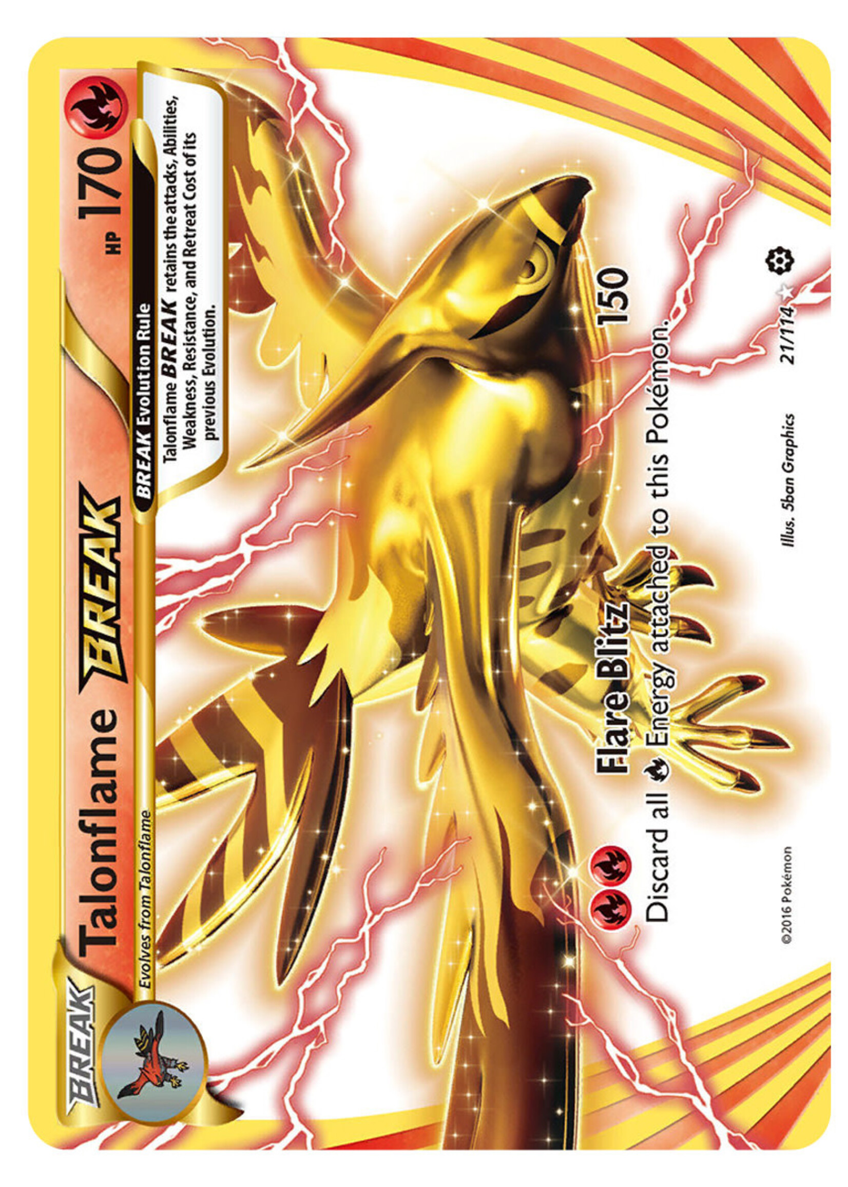 Talonflame BREAK 21 (STS): played