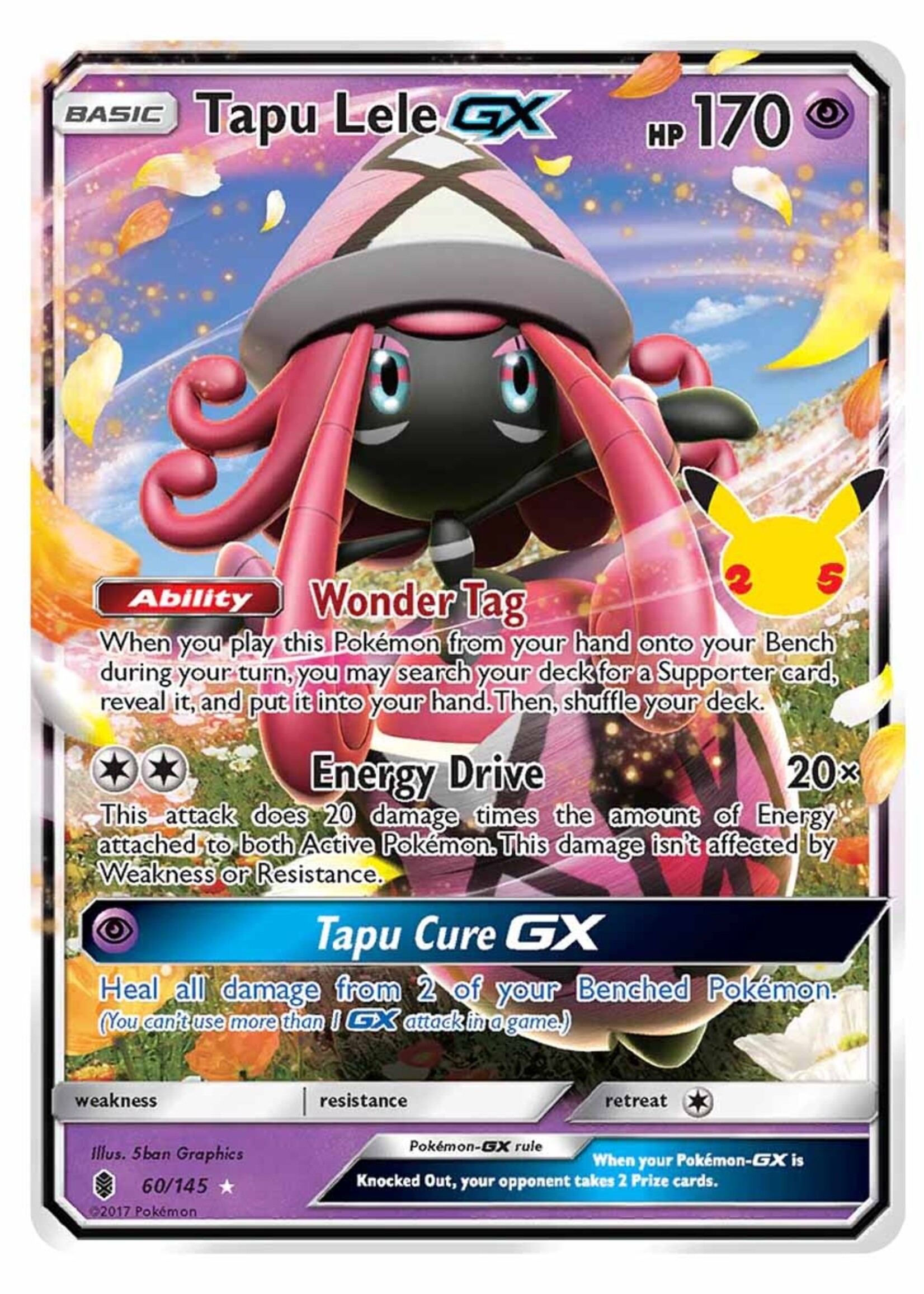 Tapu Lele GX 60 (CEL): near mint