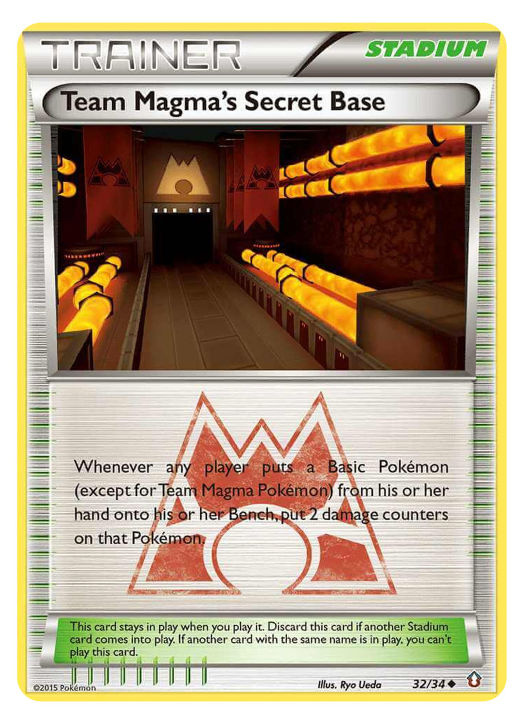 Team Magma's Secret Base 32 (DCR): good
