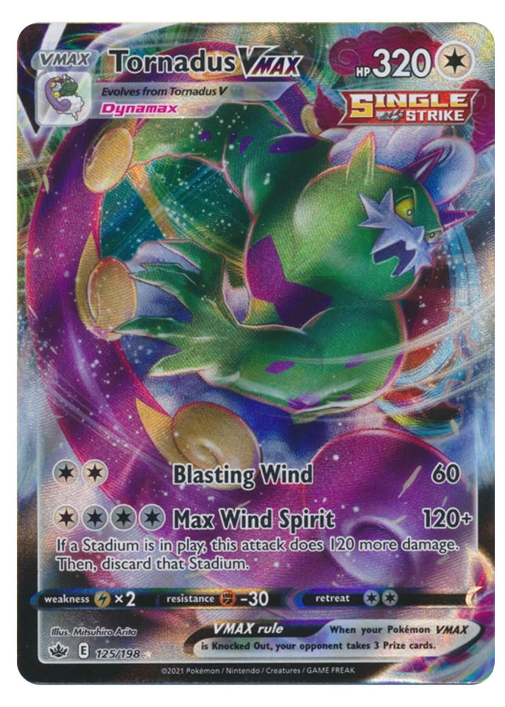 Tornadus Vmax 125 (CRE): excellent