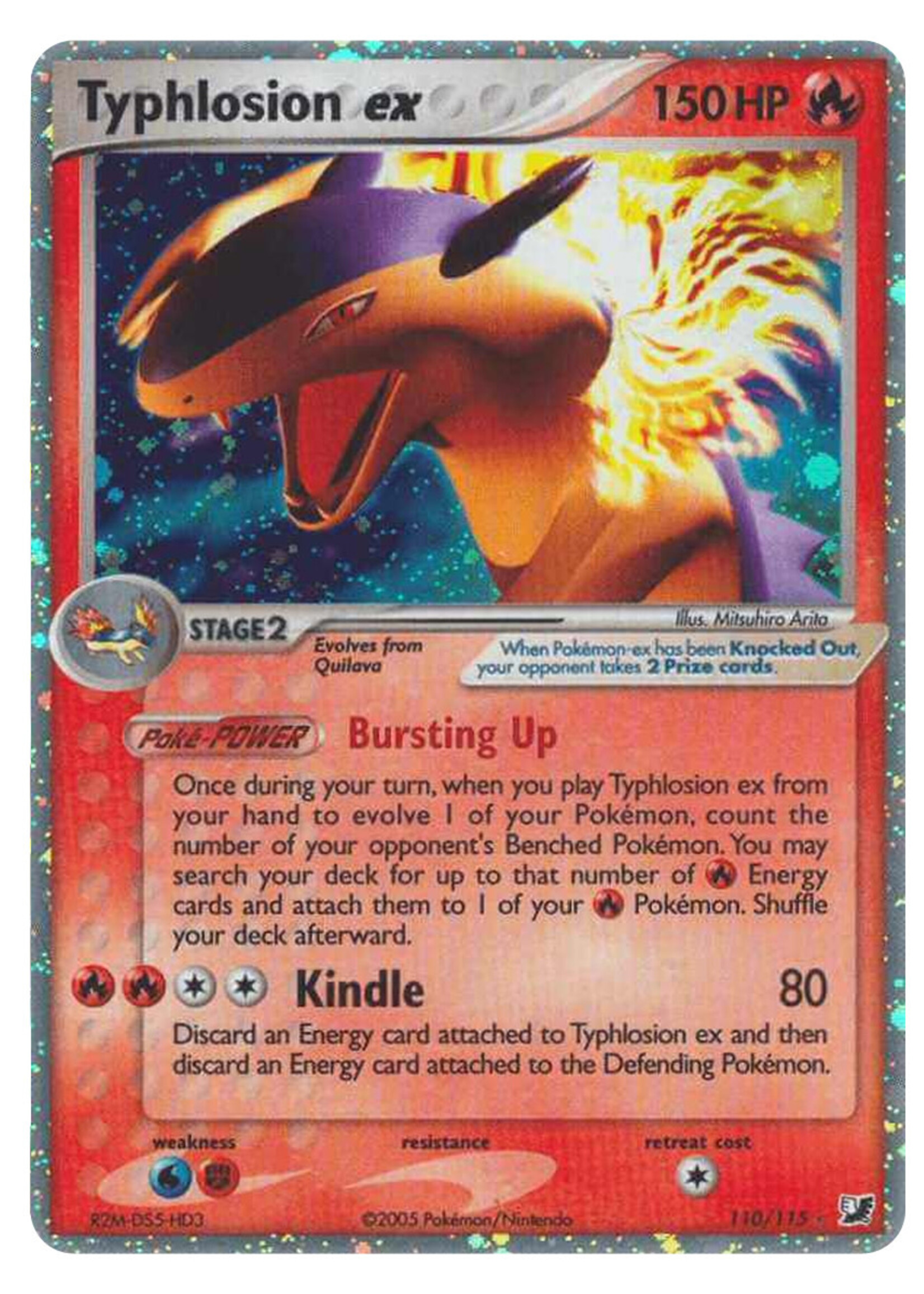 Typhlosion ex 110 (UF): poor