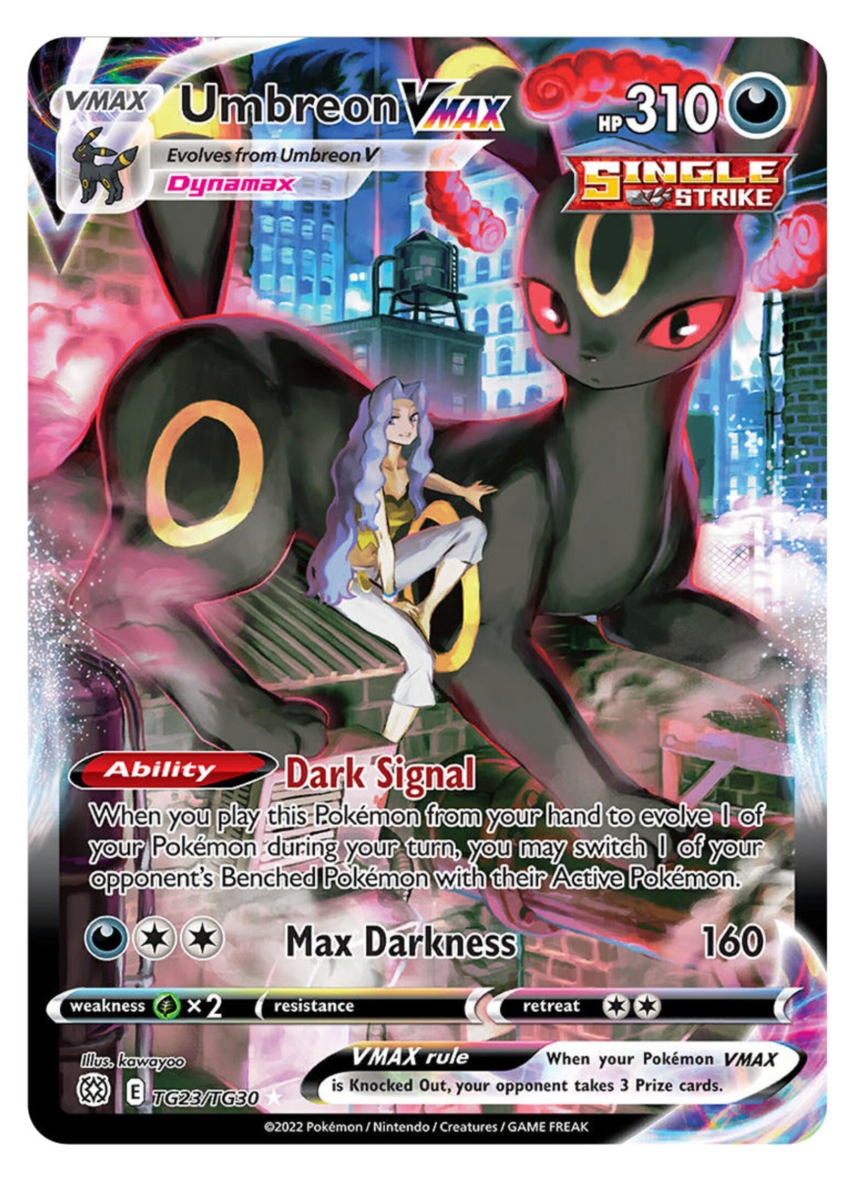 Umbreon Vmax TG23 (BRS): near mint/good