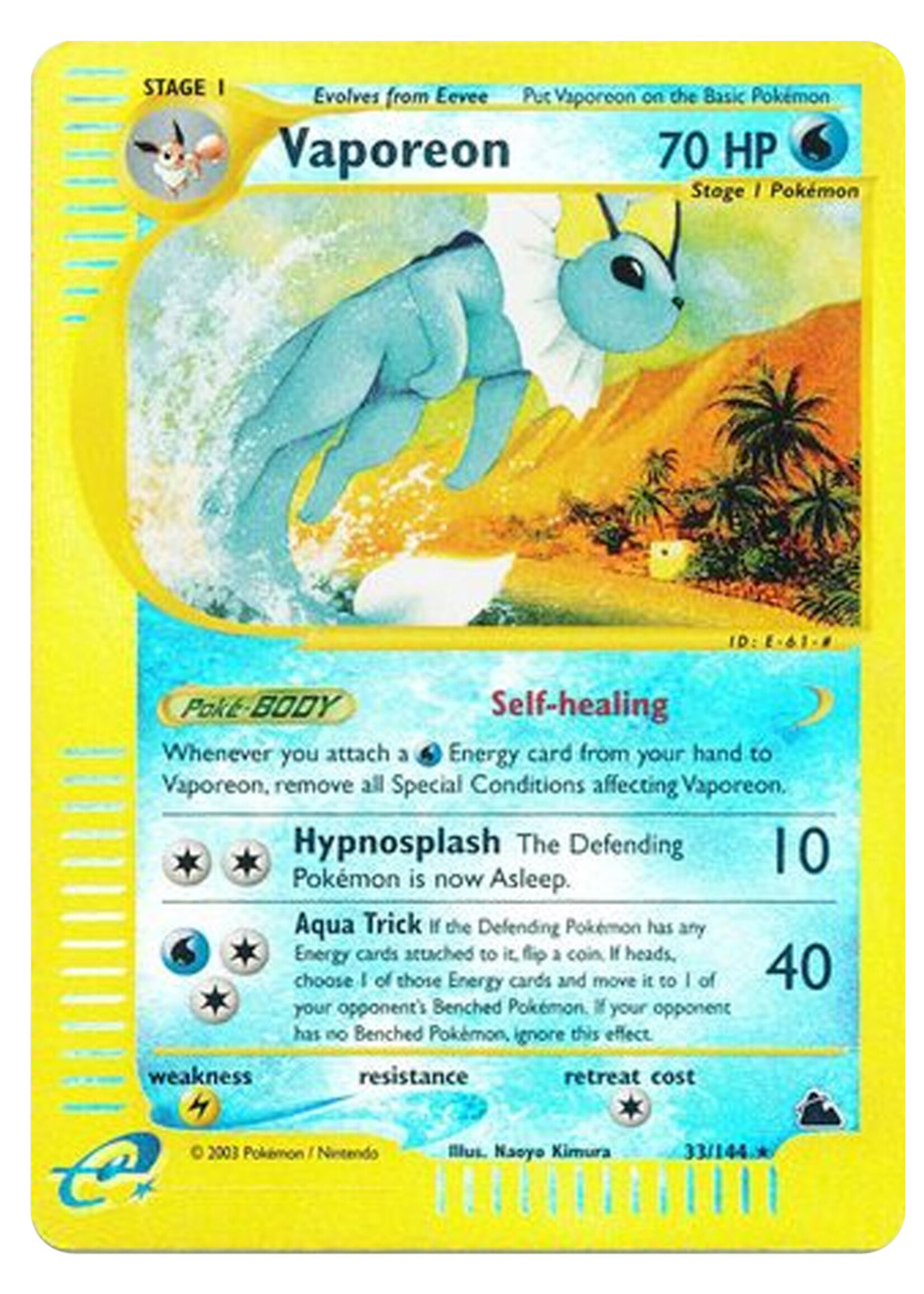 Vaporeon 33 (SK) Reverse Holo