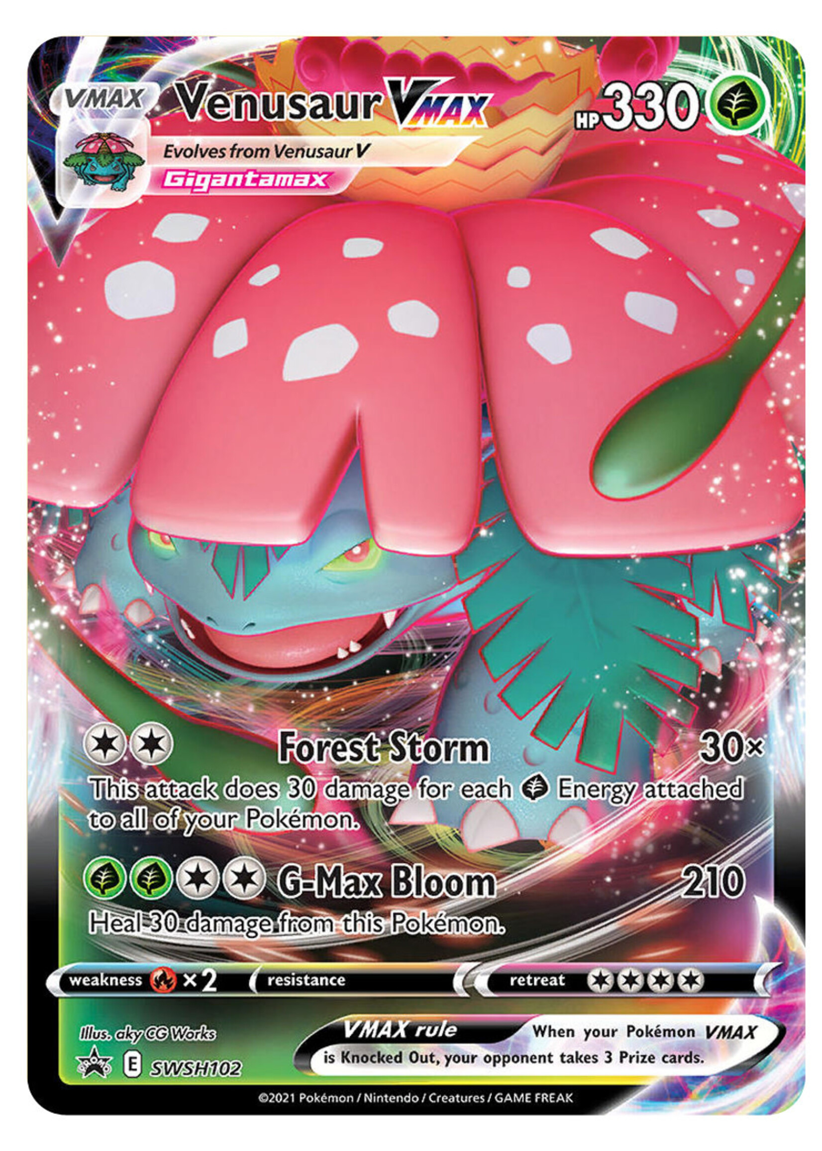 Venusaur Vmax 102 (SWSH): good