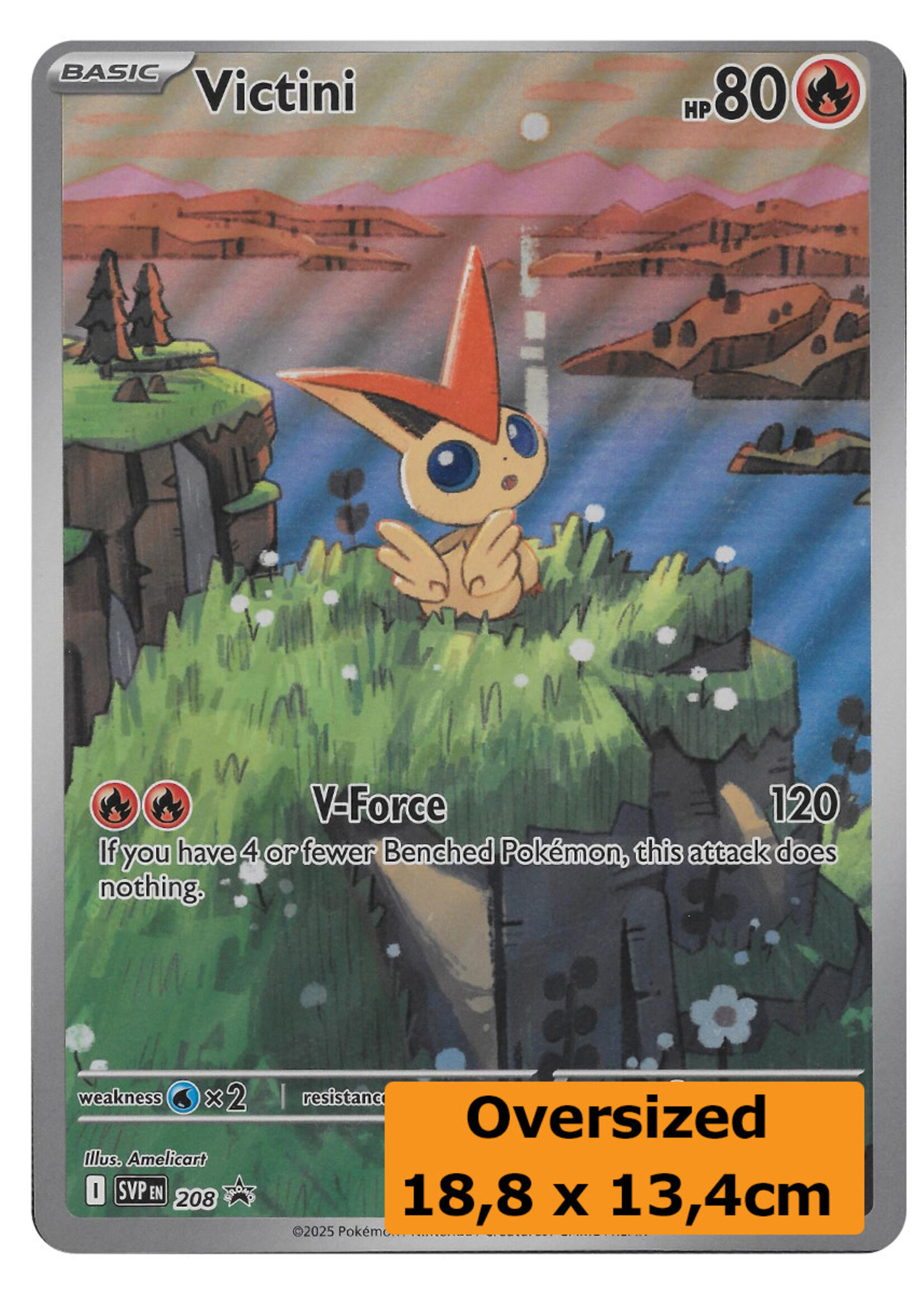 Victini 208 (SVP) Grote Kaart: near mint