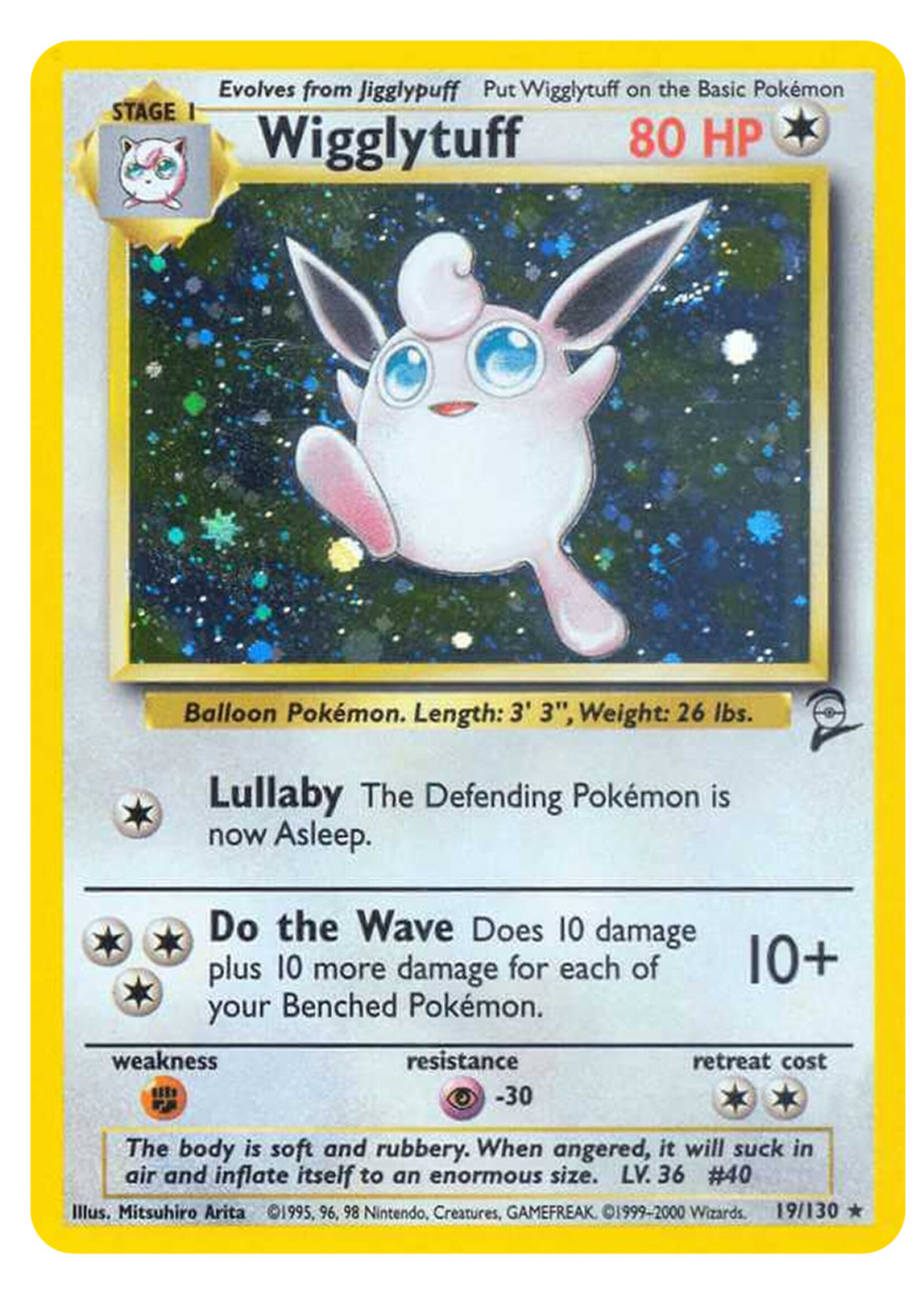 Wigglytuff 19 (BS2) Swirl: excellent/good