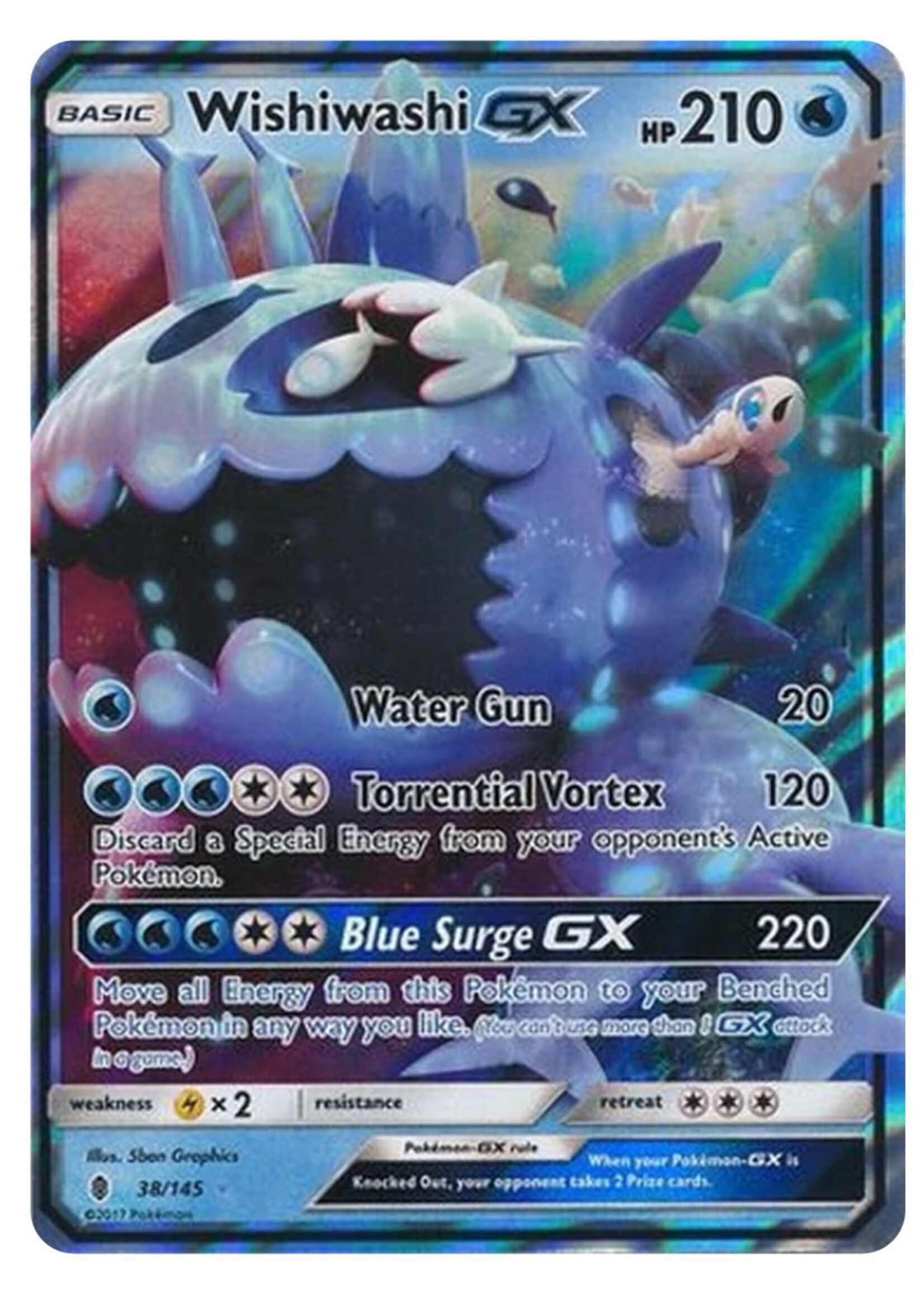 Wishiwashi GX 38 (GRI): near mint
