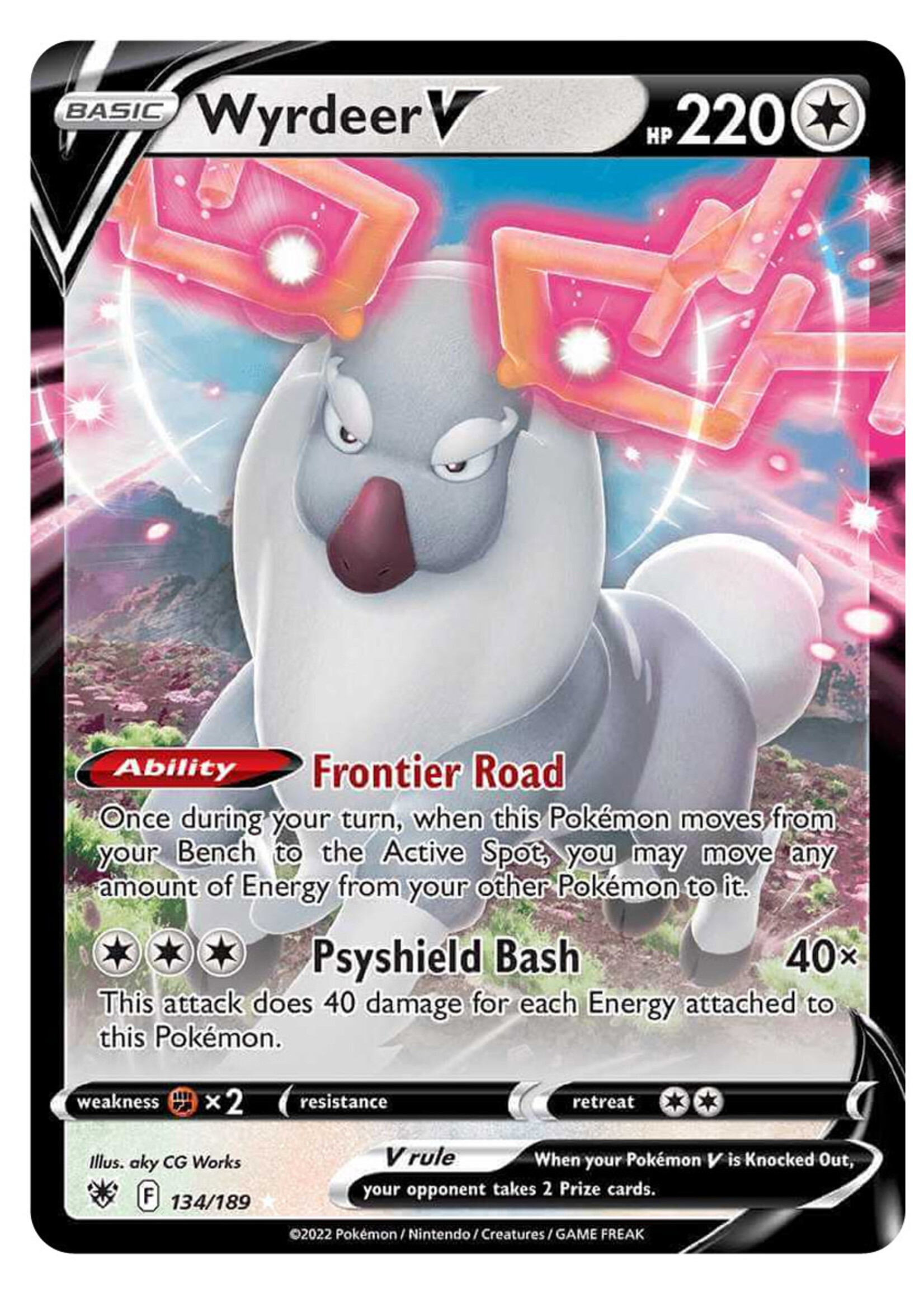 Wyrdeer V 134 (ASR): near mint