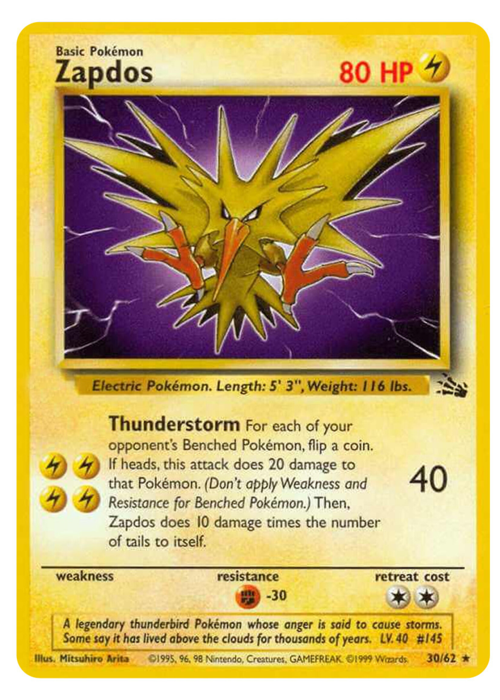 Zapdos 30 (FO): poor