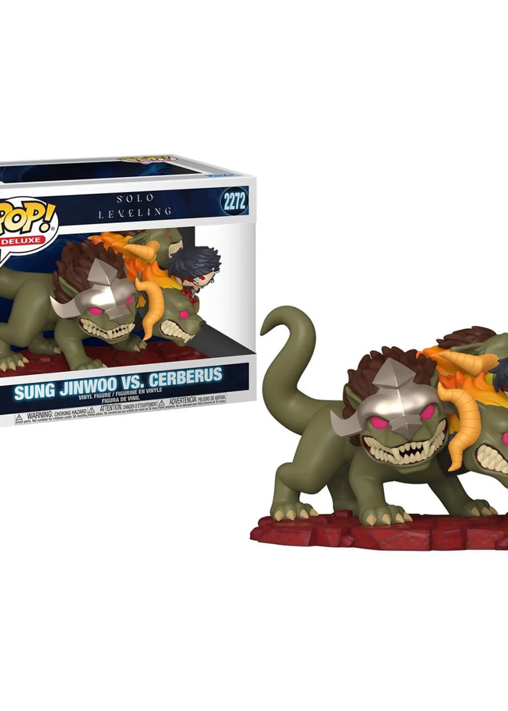 Solo Leveling Funko Pop N° 2272 Sung Jinwoo VS Cerberus