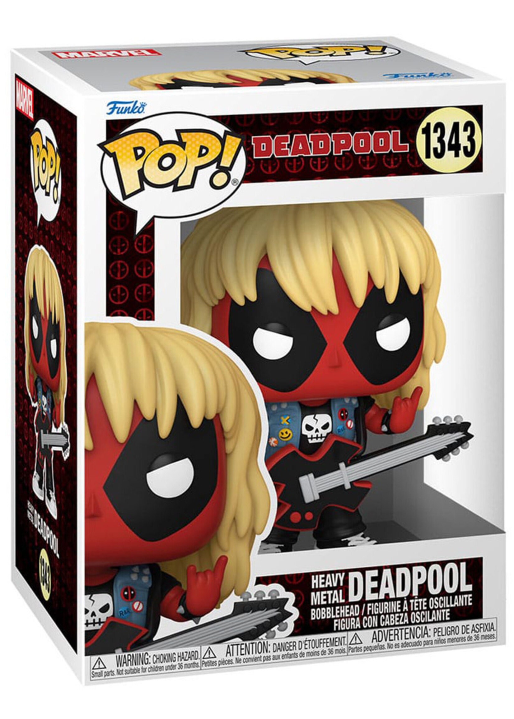 Marvel Funko Pop N° 1343 Heavy Metal Deadpool