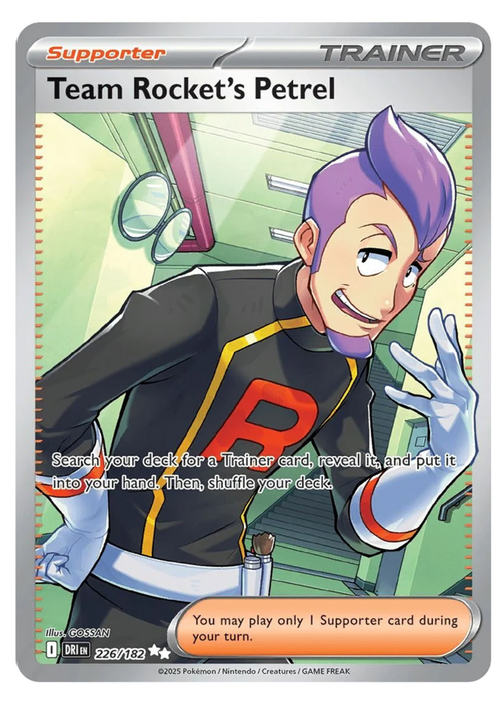 Team Rocket's Petrel 226 (DRI): near mint