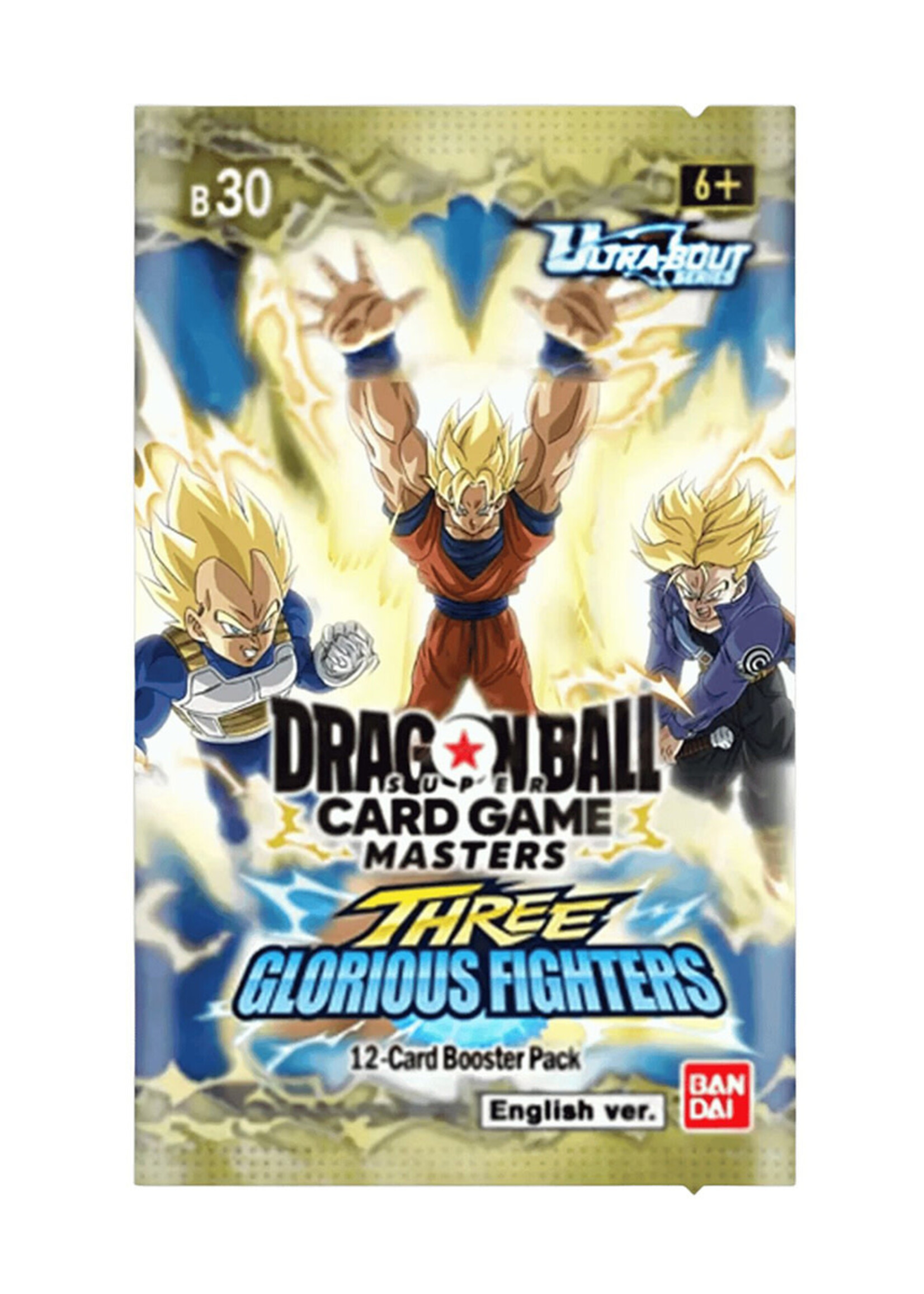 Dragon Ball B30 Ultra Bout Three Glorious Fighters Booster