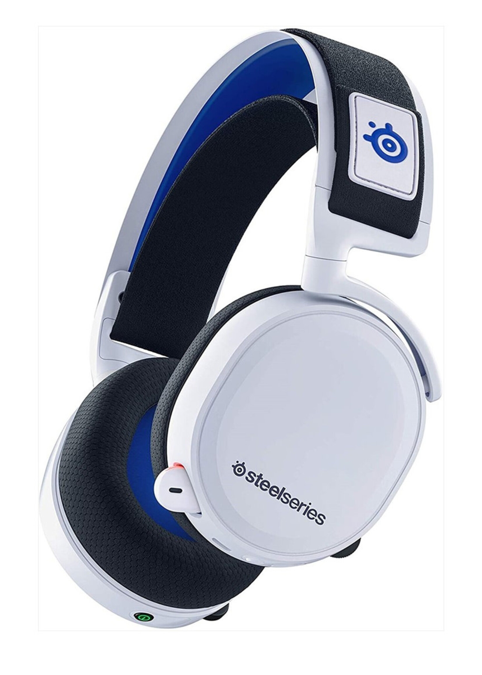 Steelseries Arctis 7 Wireless Headset Wit/Blauw GEBRUIKT