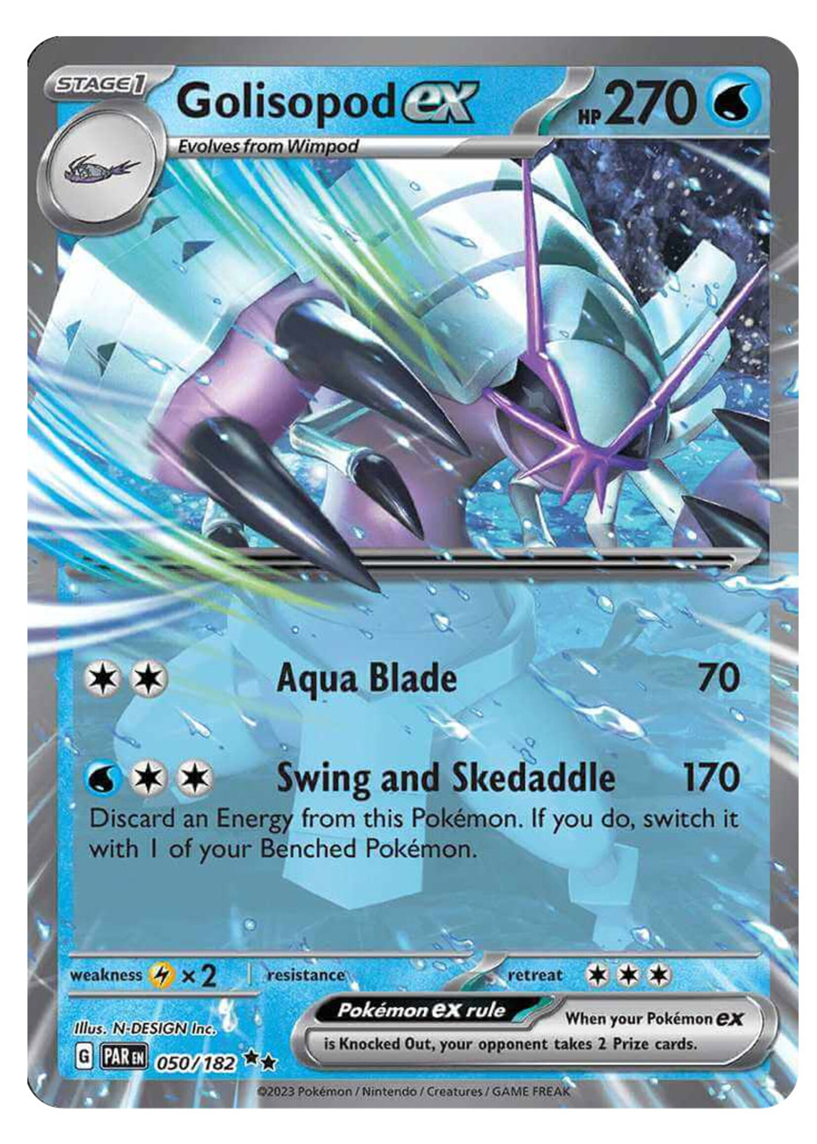 Golisopod Ex 50 (PAR): near mint