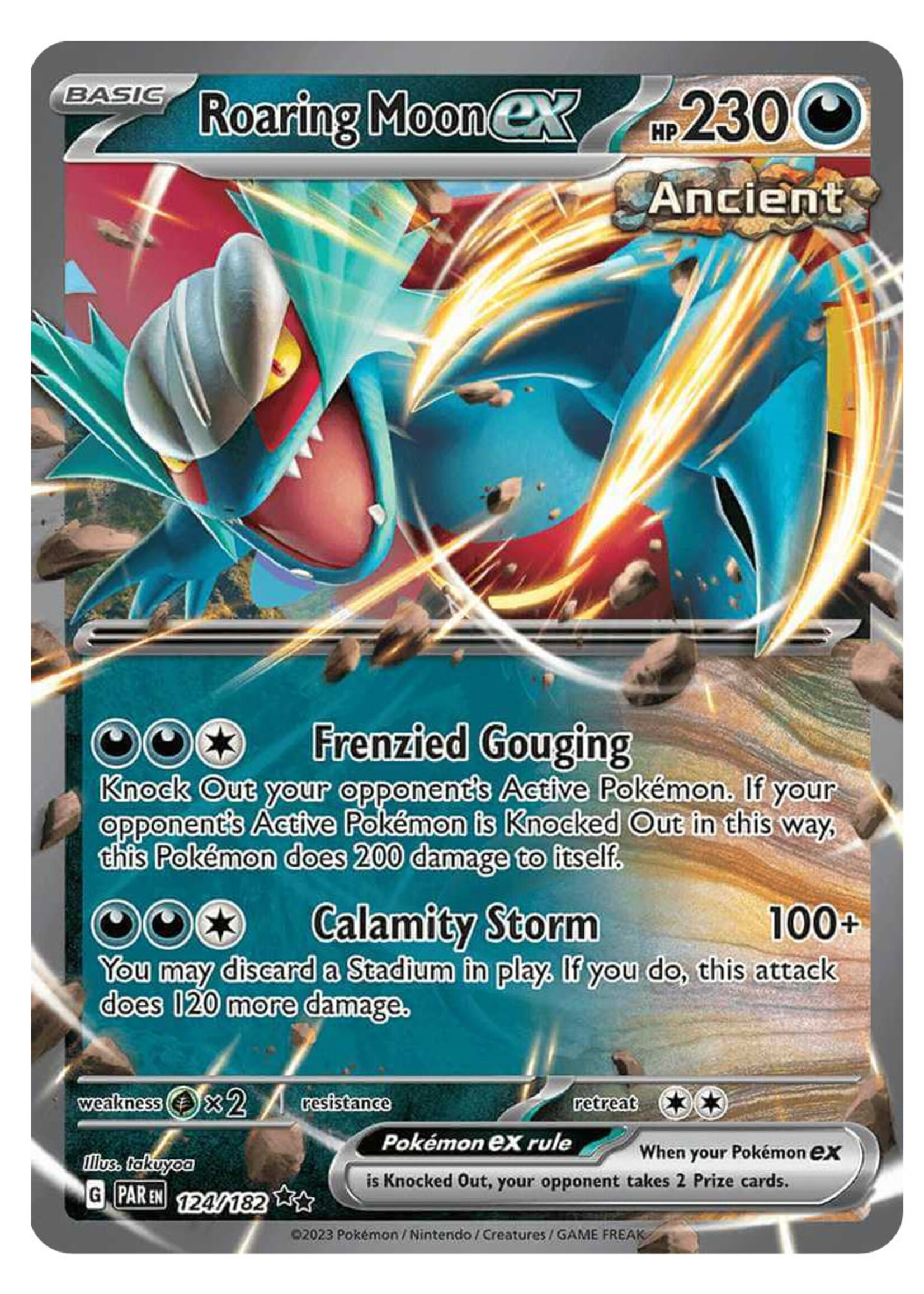 Roaring Moon Ex 124 (PAR): near mint