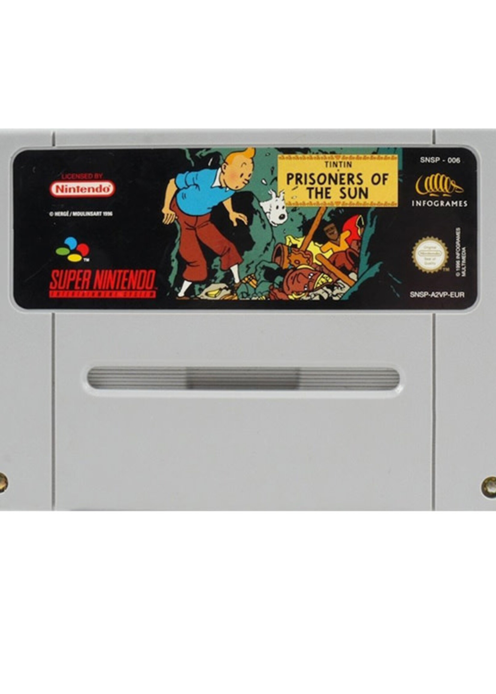 TinTin Prisoner of the Sun SNES