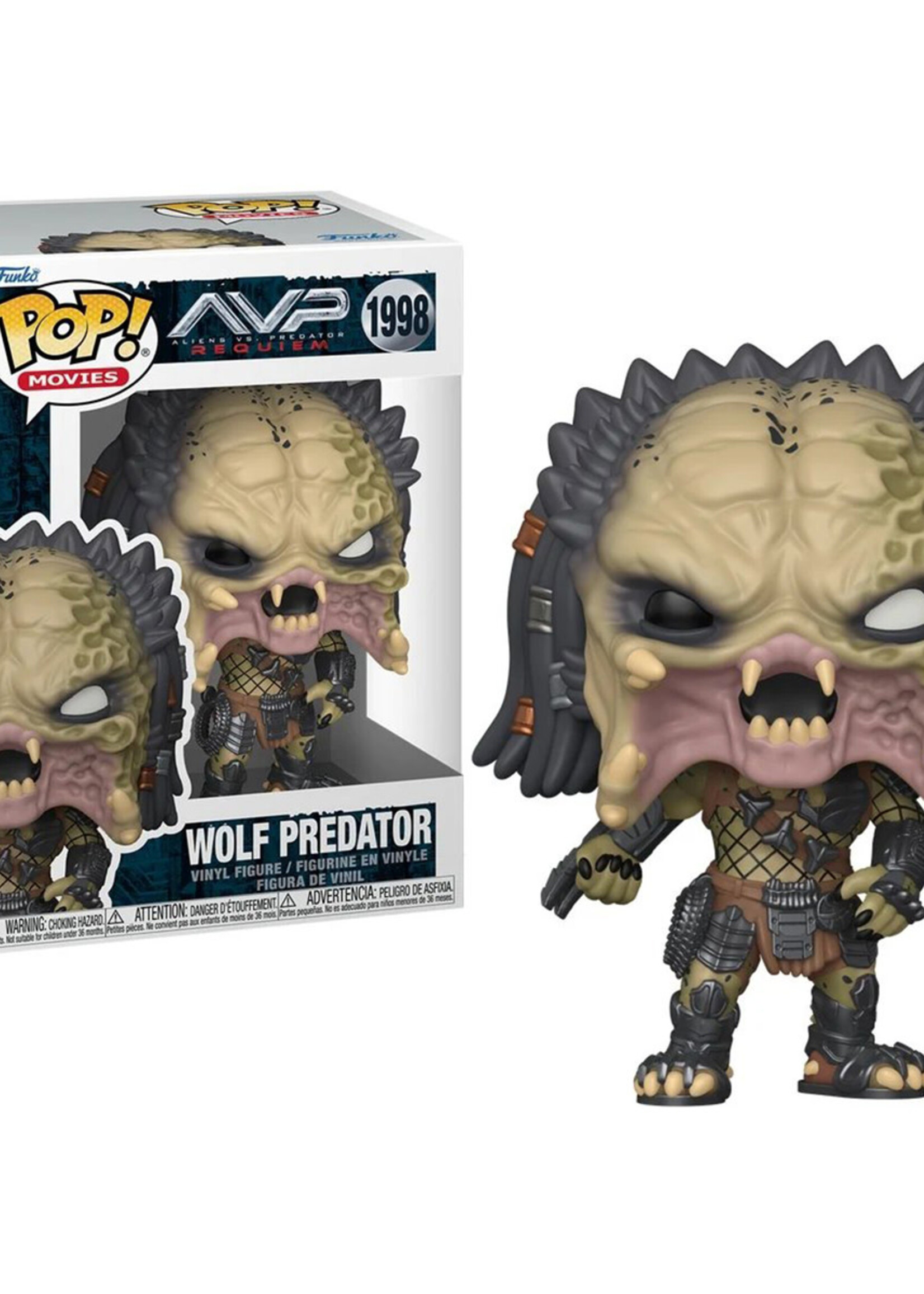AVP Alien Vs Predator Requiem Funko Pop Movies N° 1998 Wolf Predator
