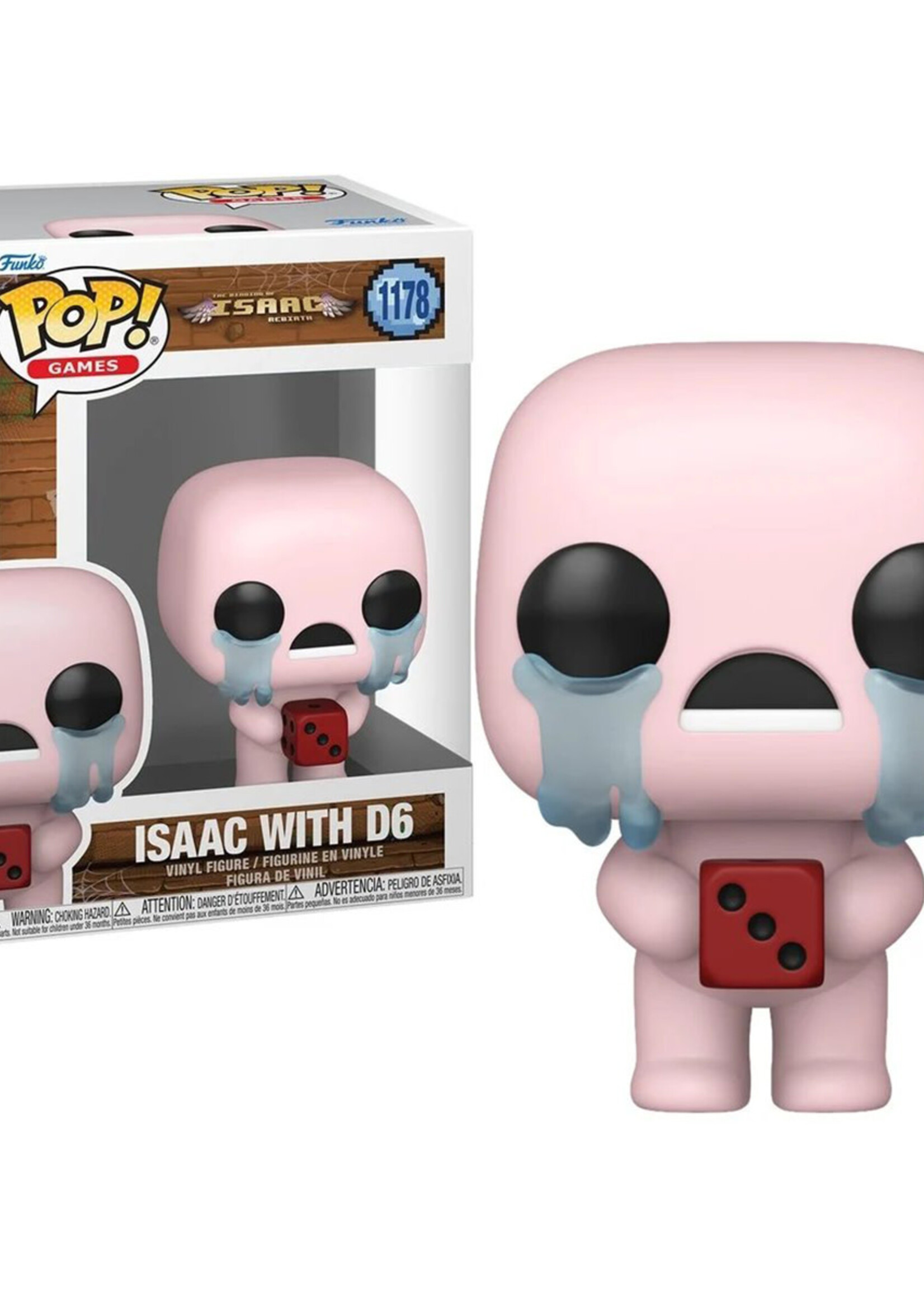 Binding Of Isaac Funko Pop Games N° 1178 Isaac With D6