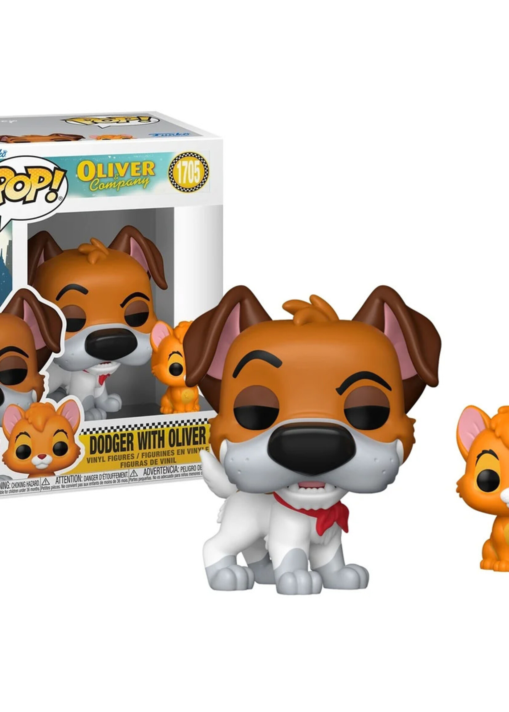 Oliver & Company Funko Pop N° 1705 Dodger With Oliver