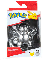 Pokémon 25th Anniversary Silver Squirtle Figure