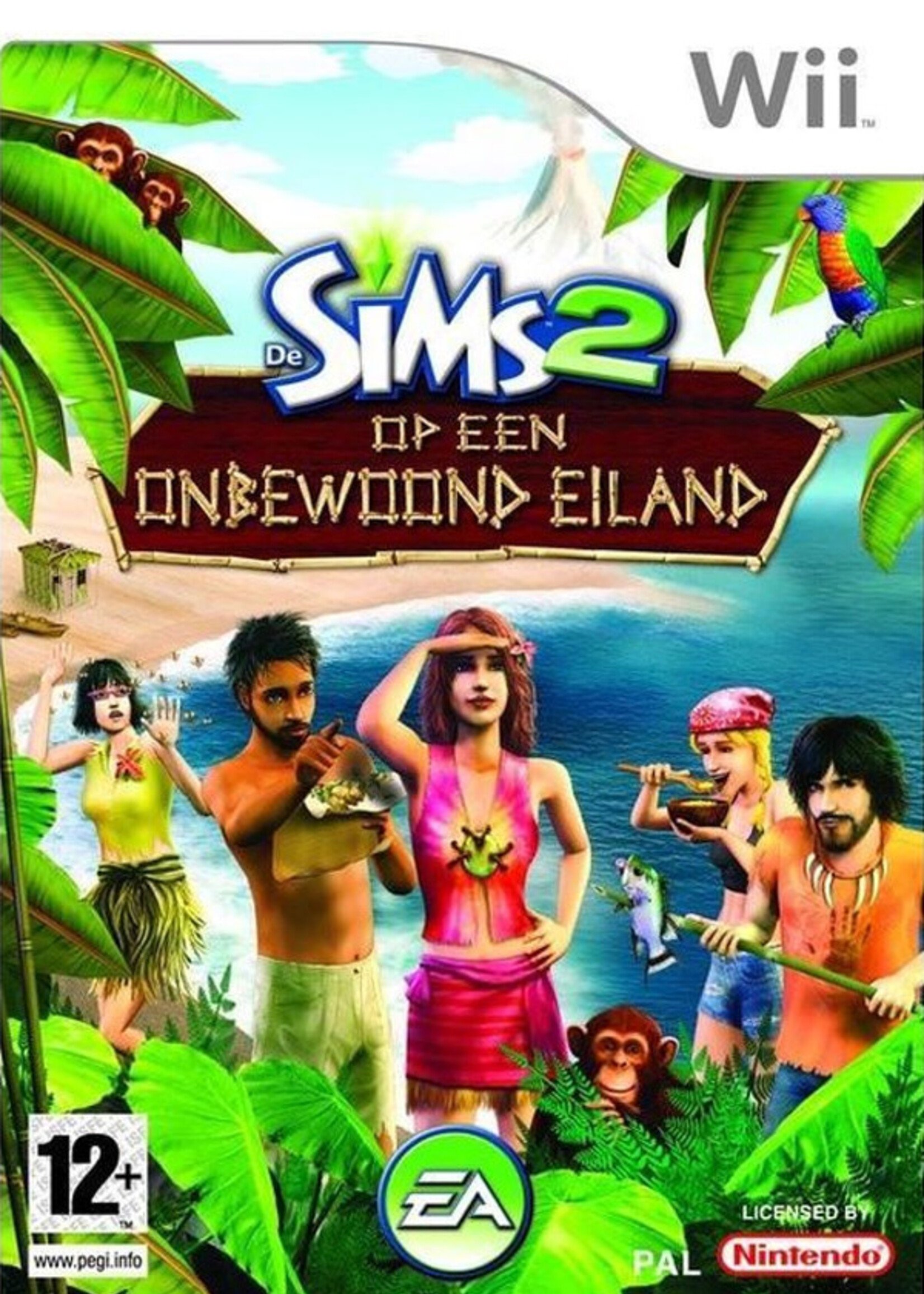 De Sims 2 Op Een Onbewoond Eiland Wii