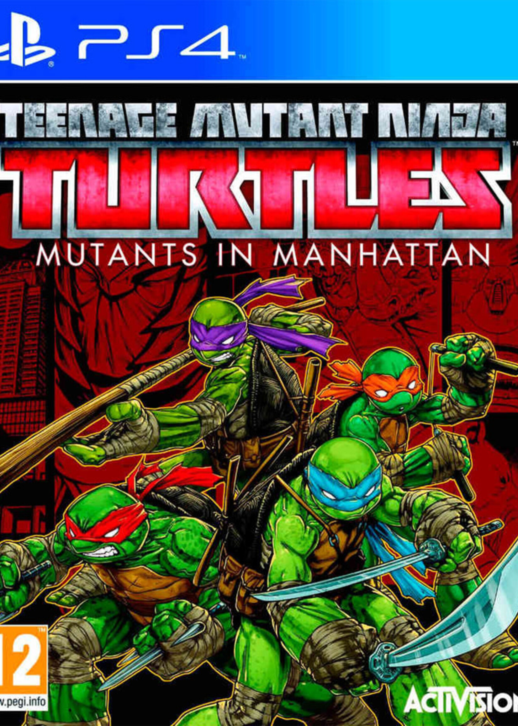 Teenage Mutant Ninja Turtle Mutants In Manhattan PS4