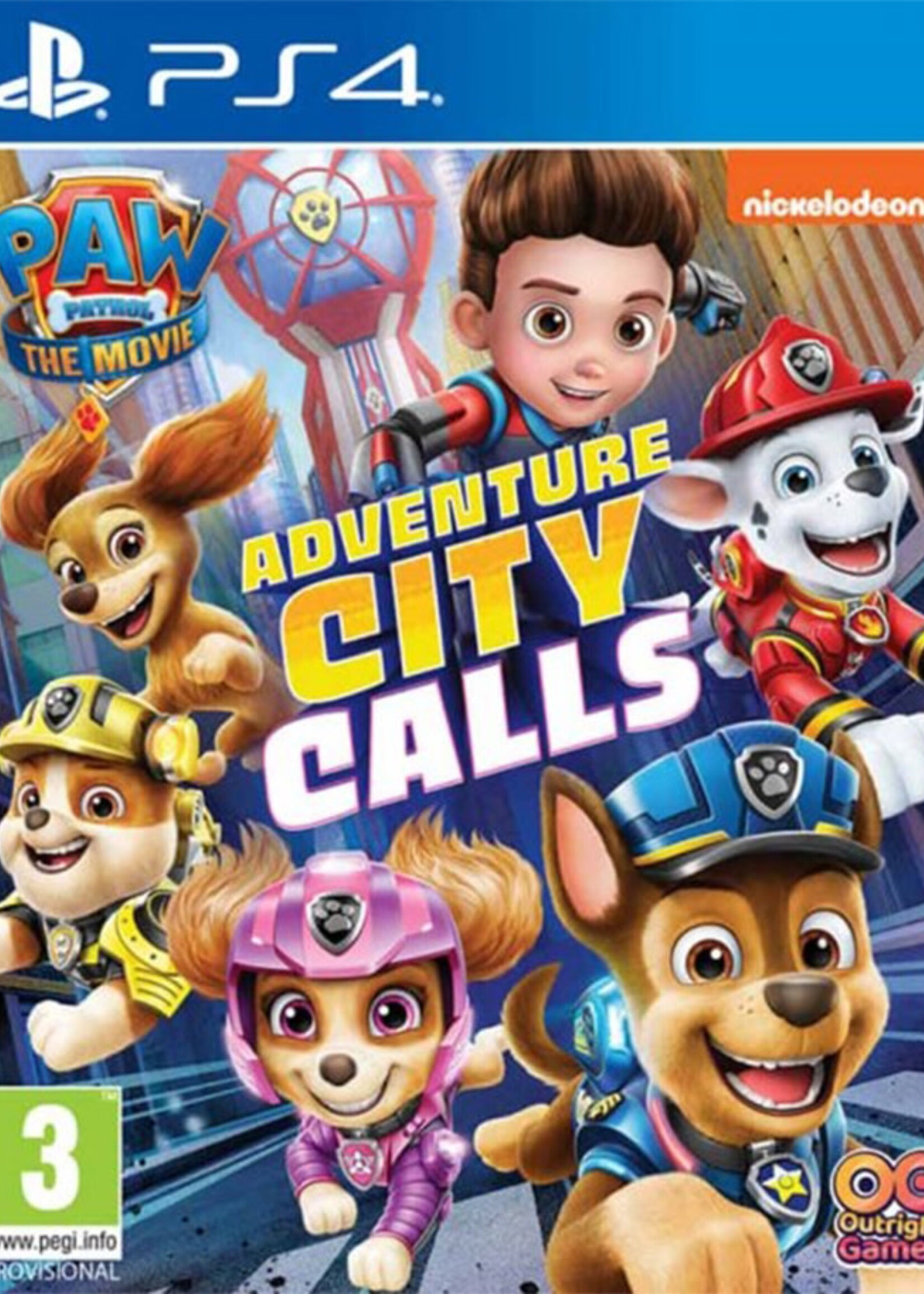 Paw Patrol The Movie Adventure City Calls PS4